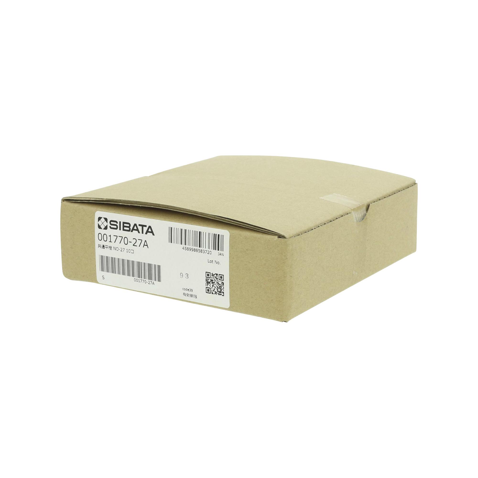 共通摺合平栓 短形 27 10入