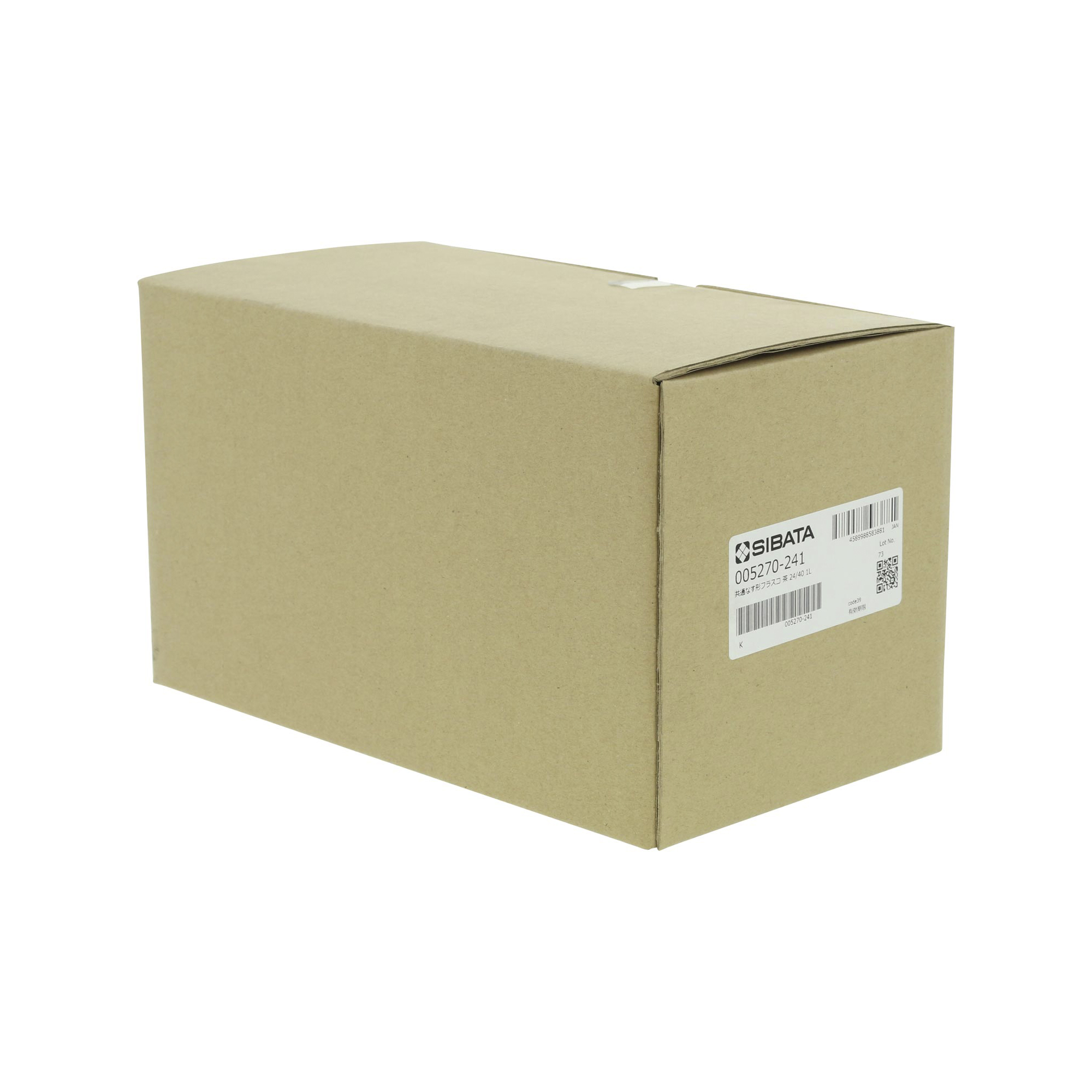 共通摺合なす形フラスコ 茶褐色 24/40 1000mL