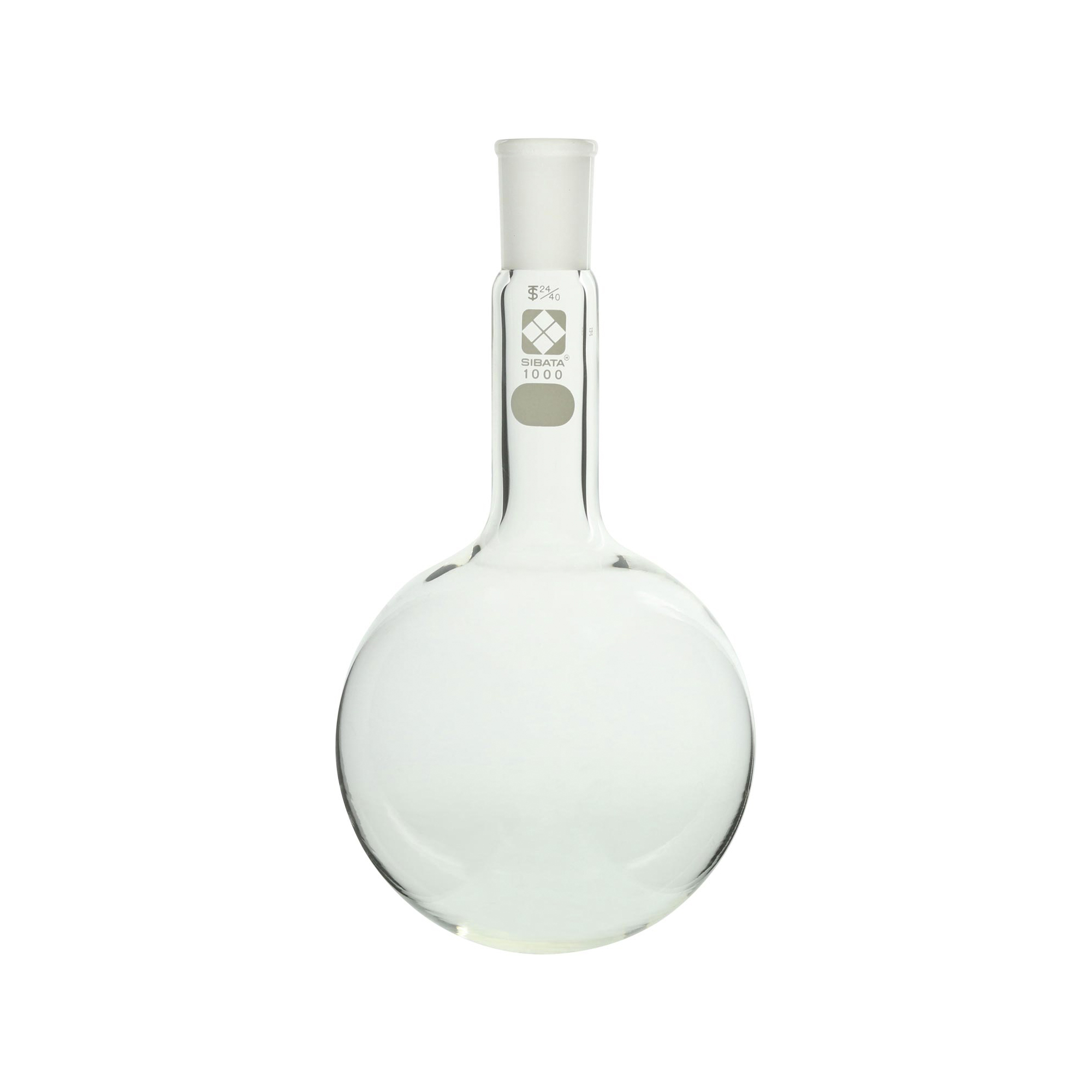 共通摺合丸底フラスコ 長首形 24/40 1000mL