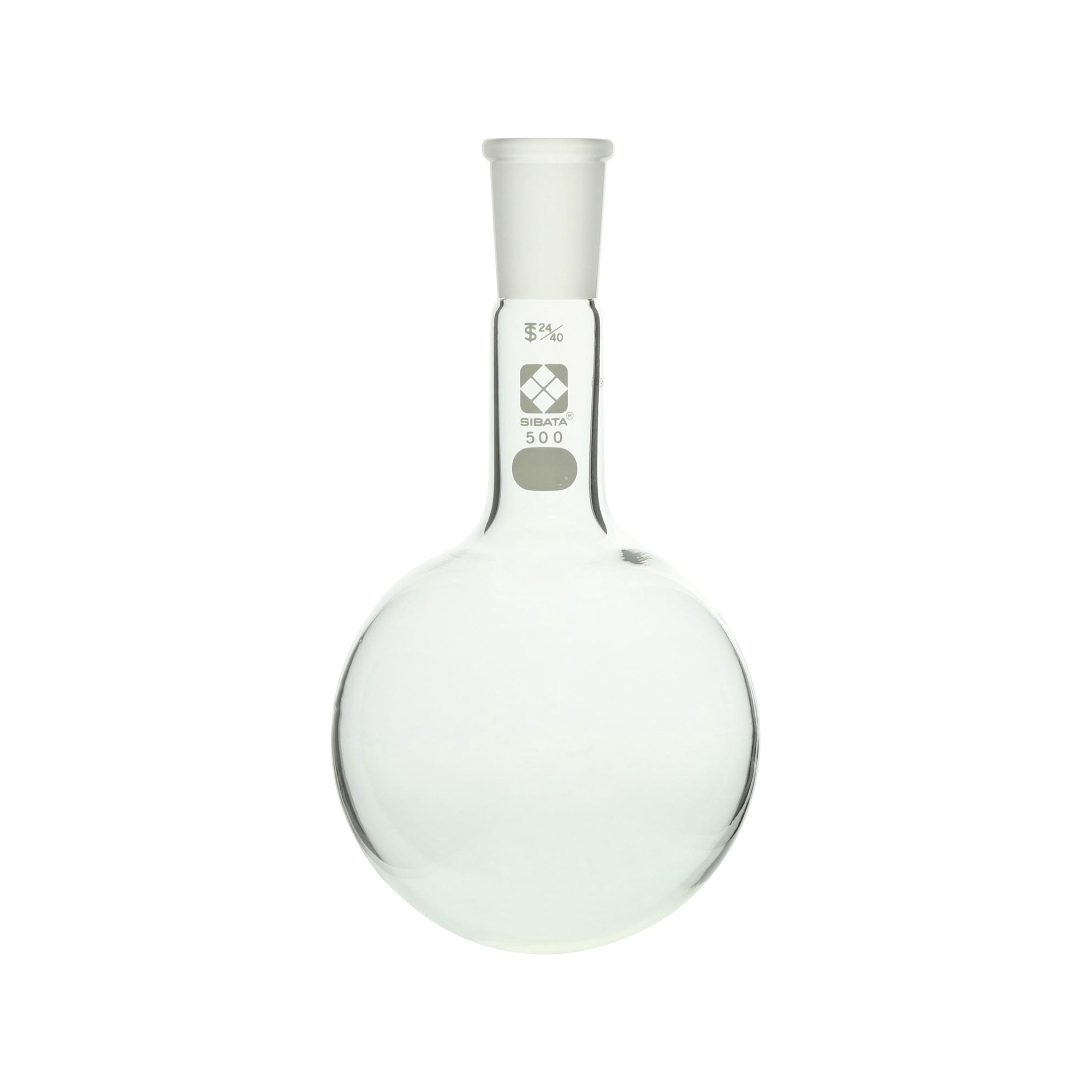 共通摺合丸底フラスコ 長首形 24/40 500mL