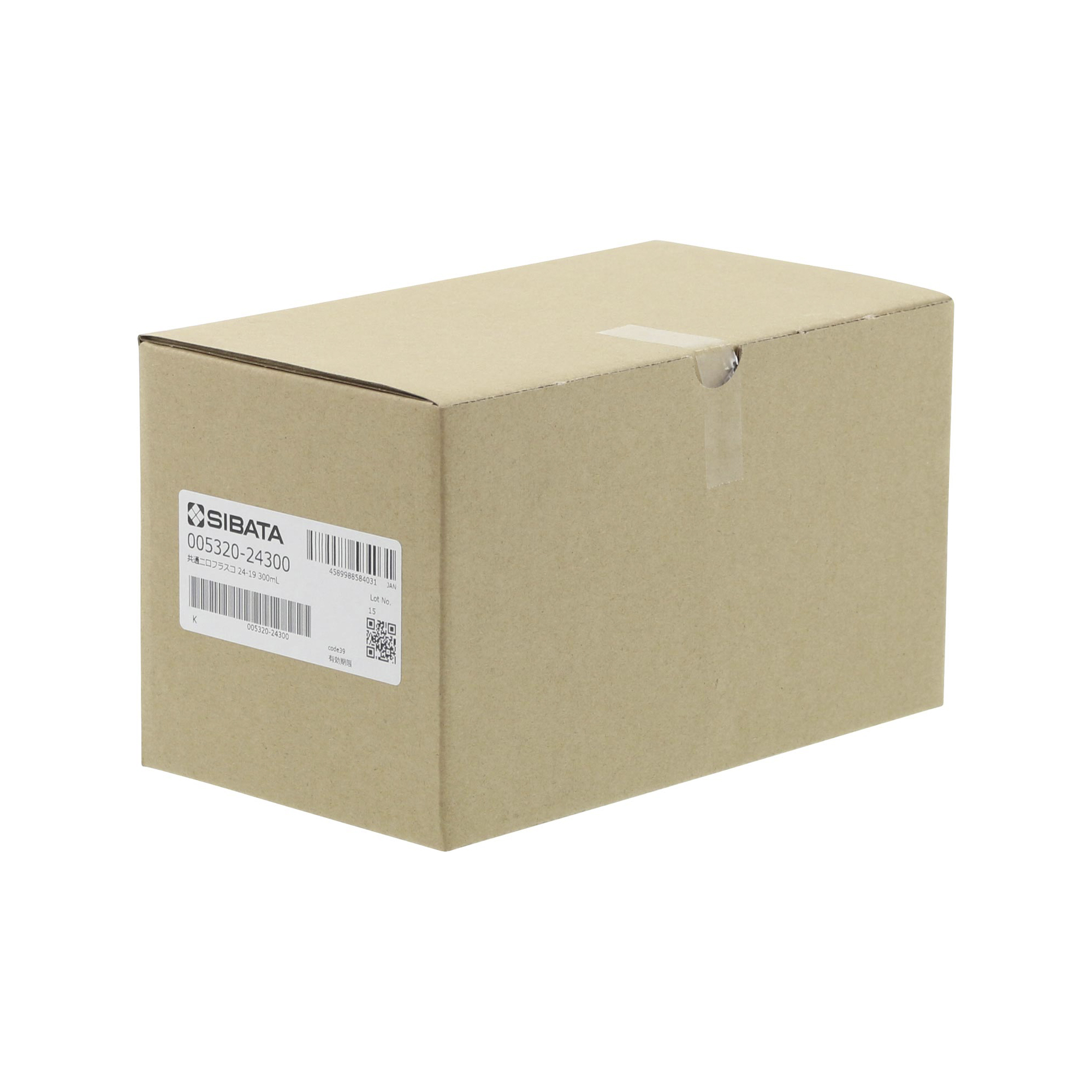 共通摺合二口丸底フラスコ 温度計用封入管付 300mL