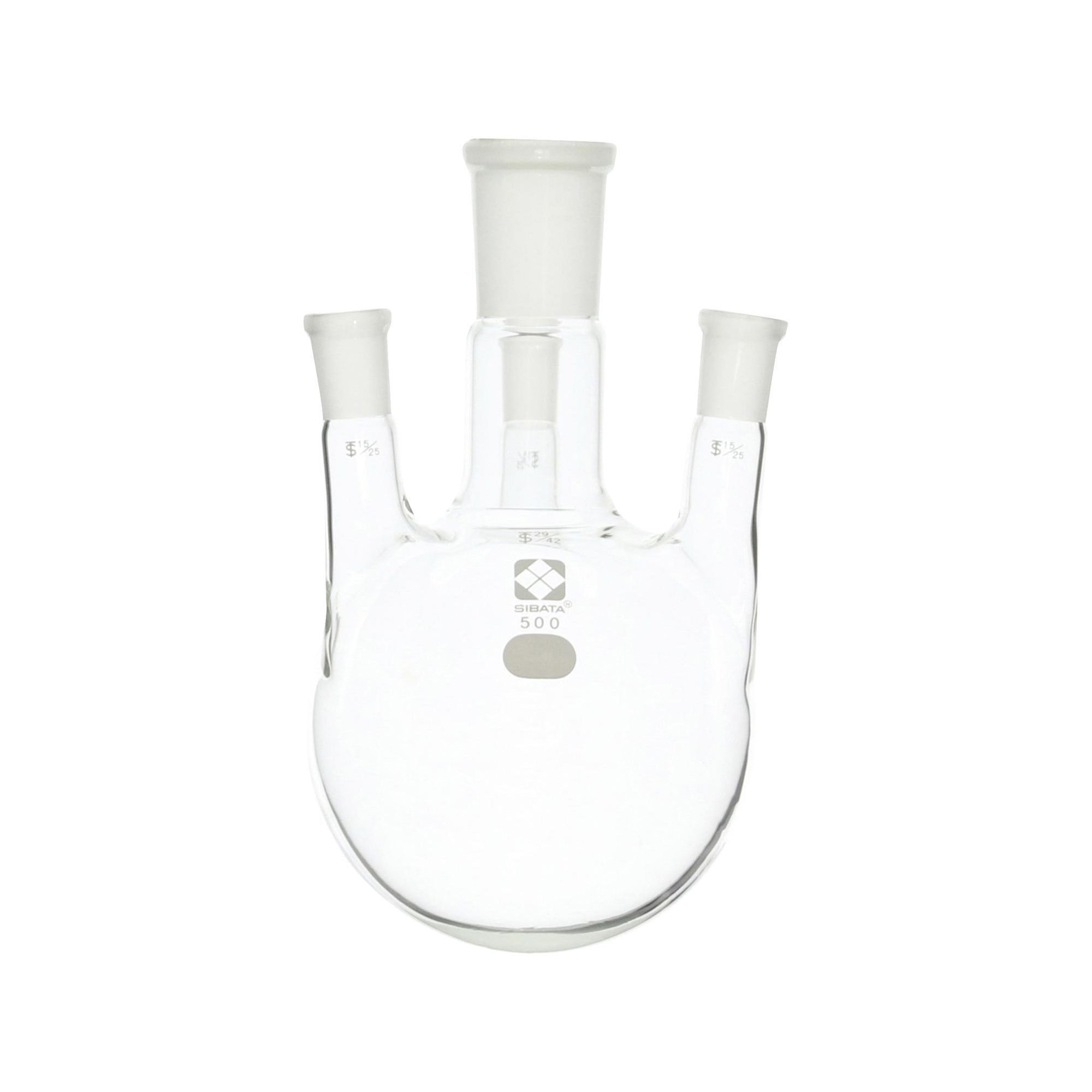 共通摺合四口丸底フラスコ 29/42 500mL