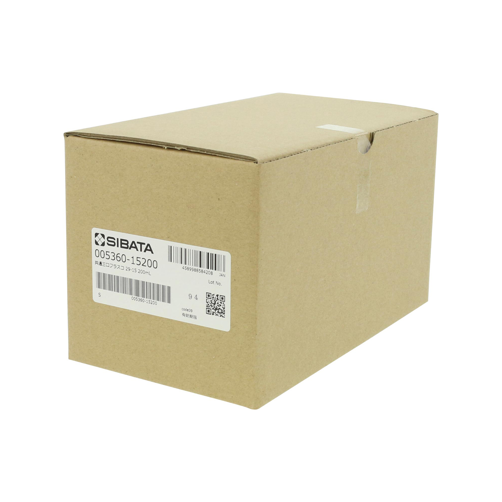 共通摺合三口丸底フラスコ 29/42-15/25 200mL