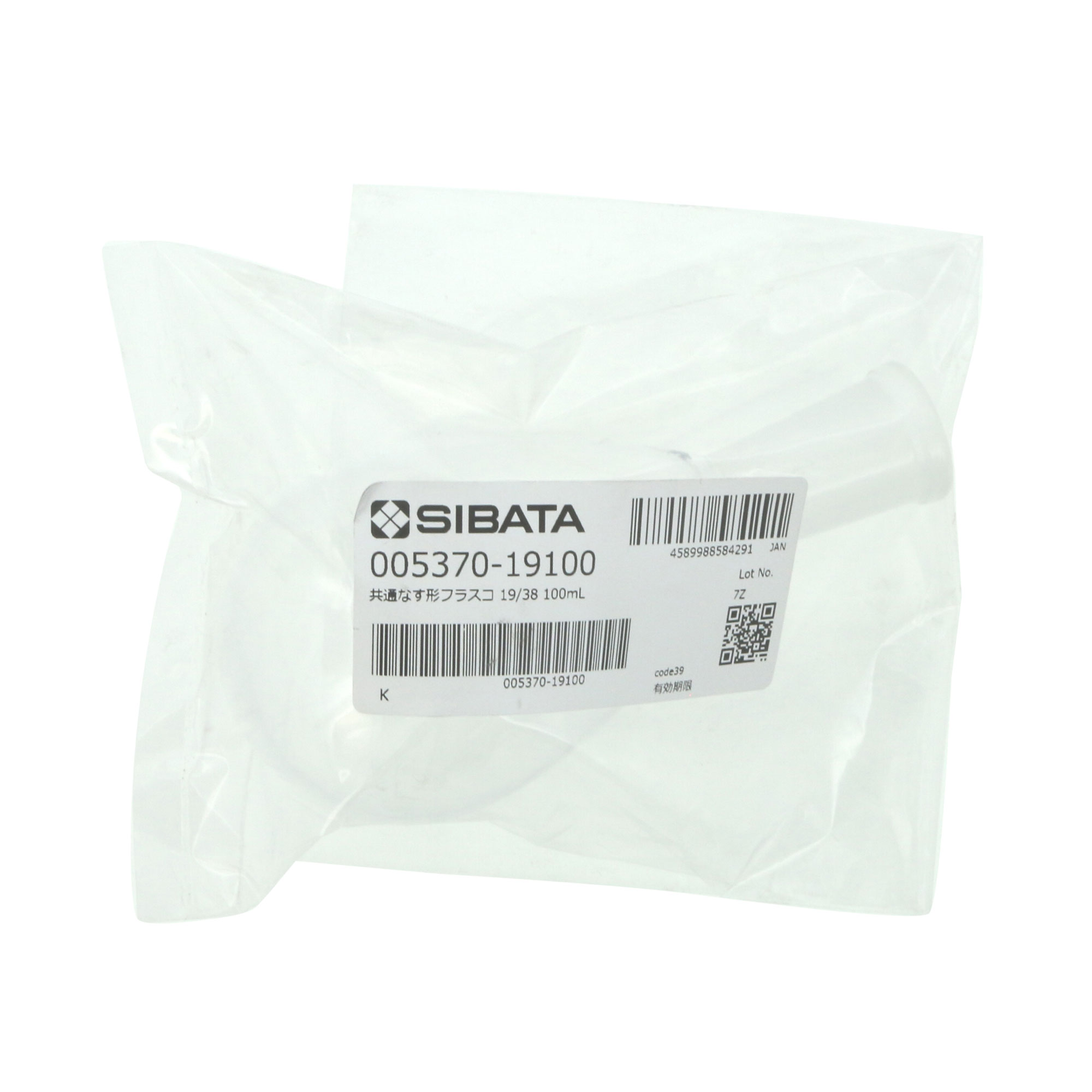 共通摺合なす形フラスコ 19/38 100mL