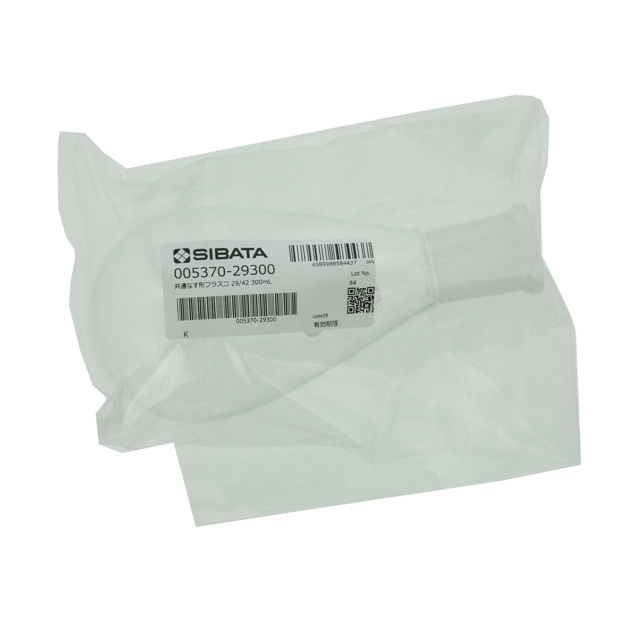 共通摺合なす形フラスコ 29/42 300mL