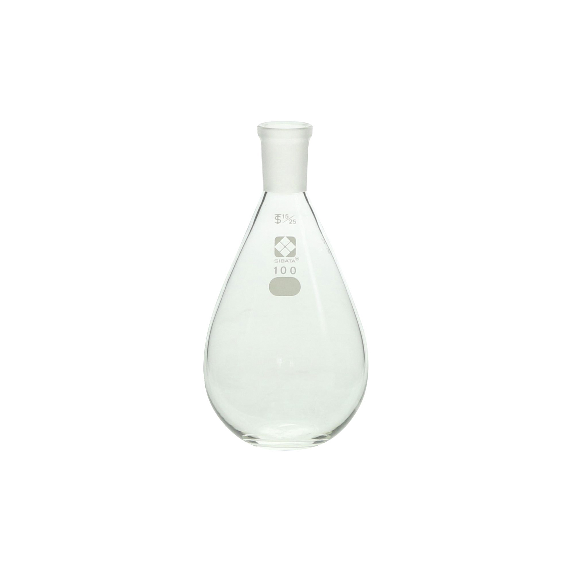 共通摺合平底なす形フラスコ 15/25 100mL