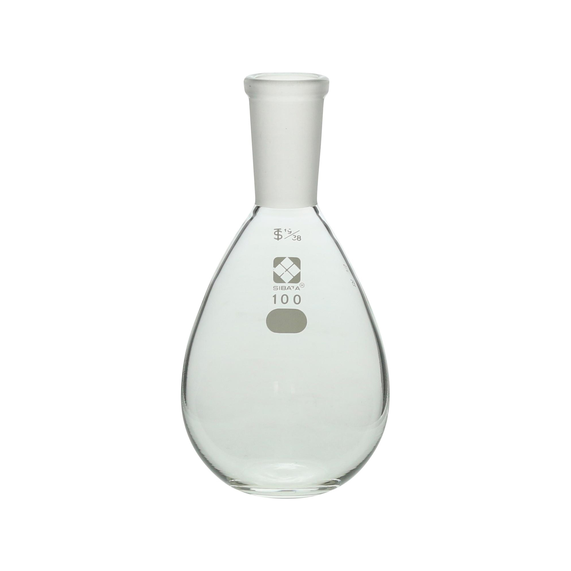 共通摺合平底なす形フラスコ 19/38 100mL