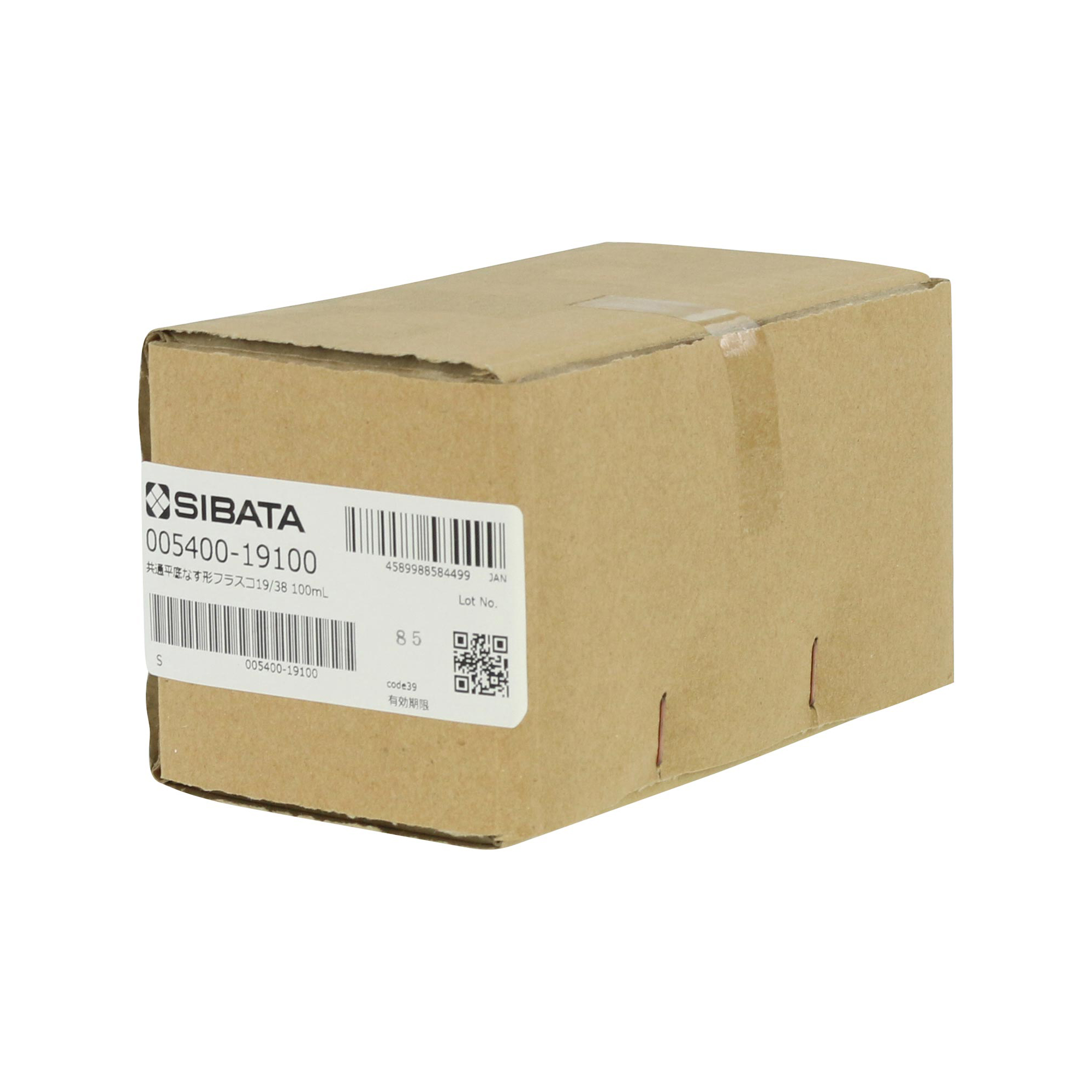 共通摺合平底なす形フラスコ 19/38 100mL