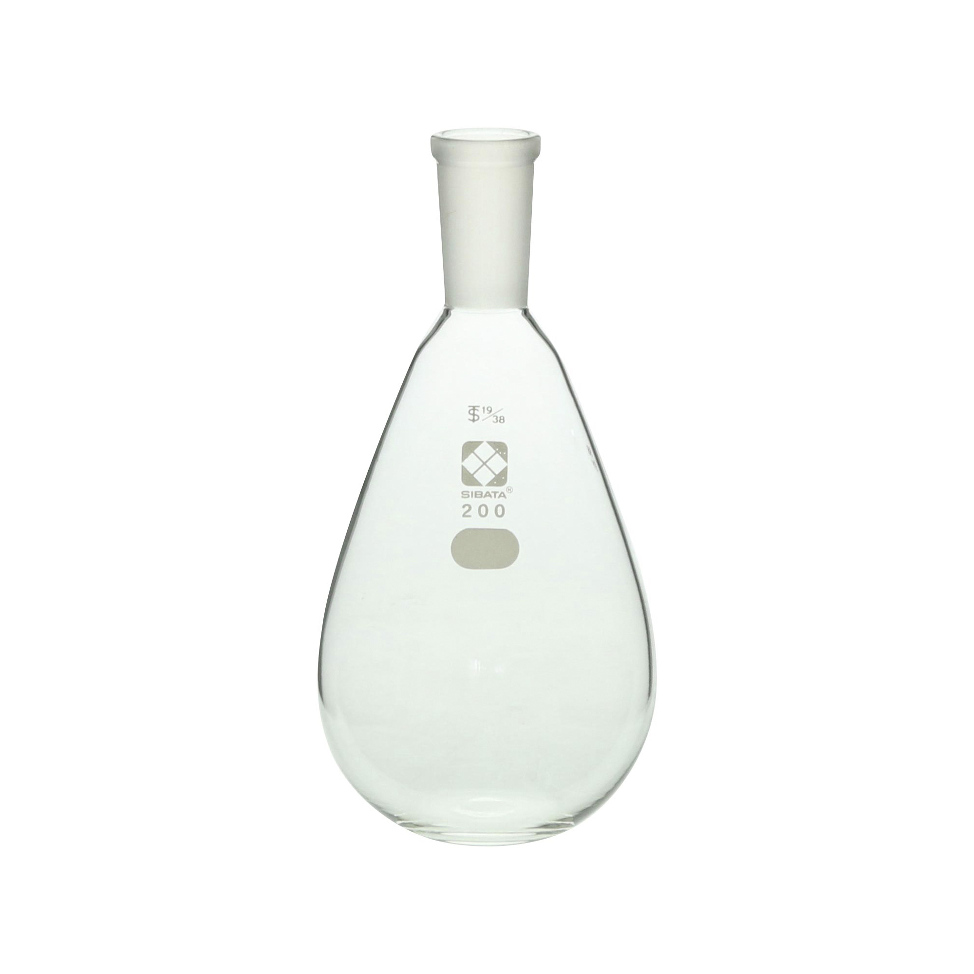 共通摺合平底なす形フラスコ 19/38 200mL