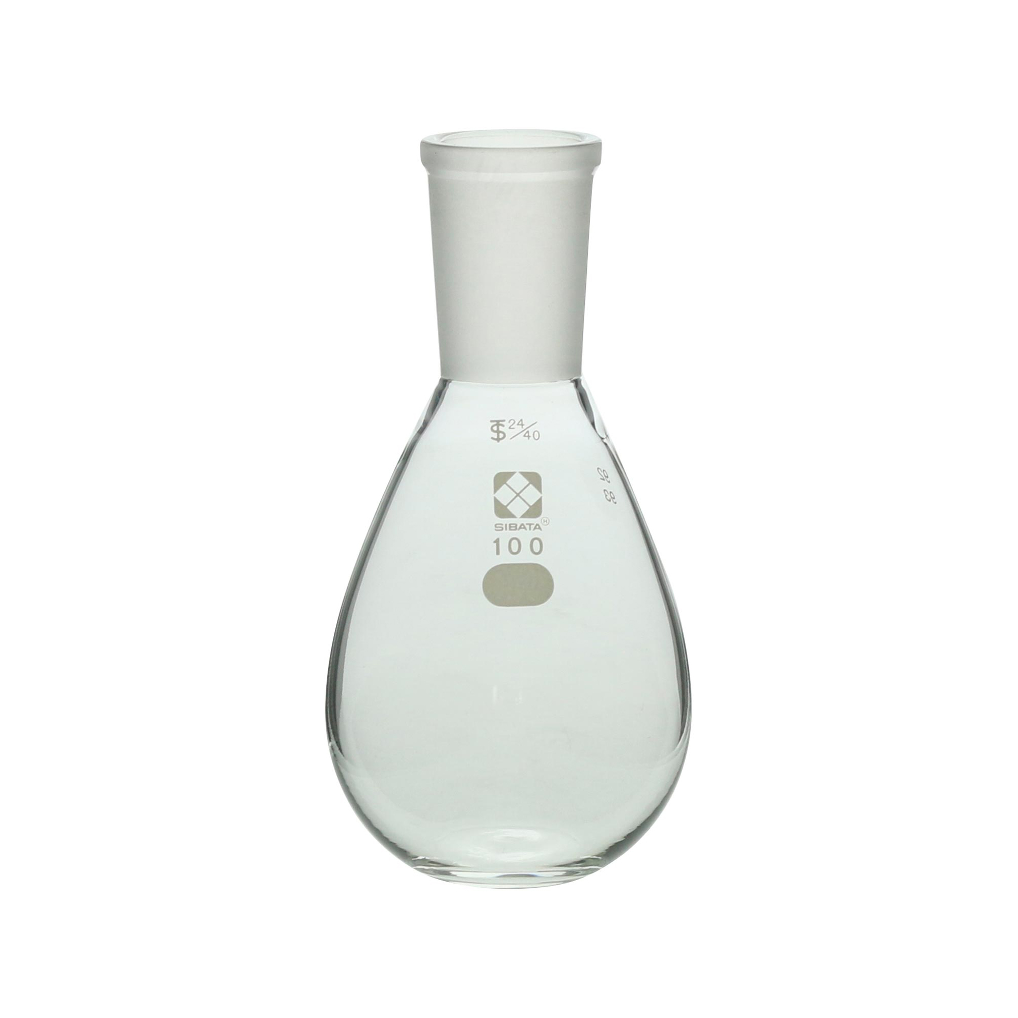 共通摺合平底なす形フラスコ 24/40 100mL