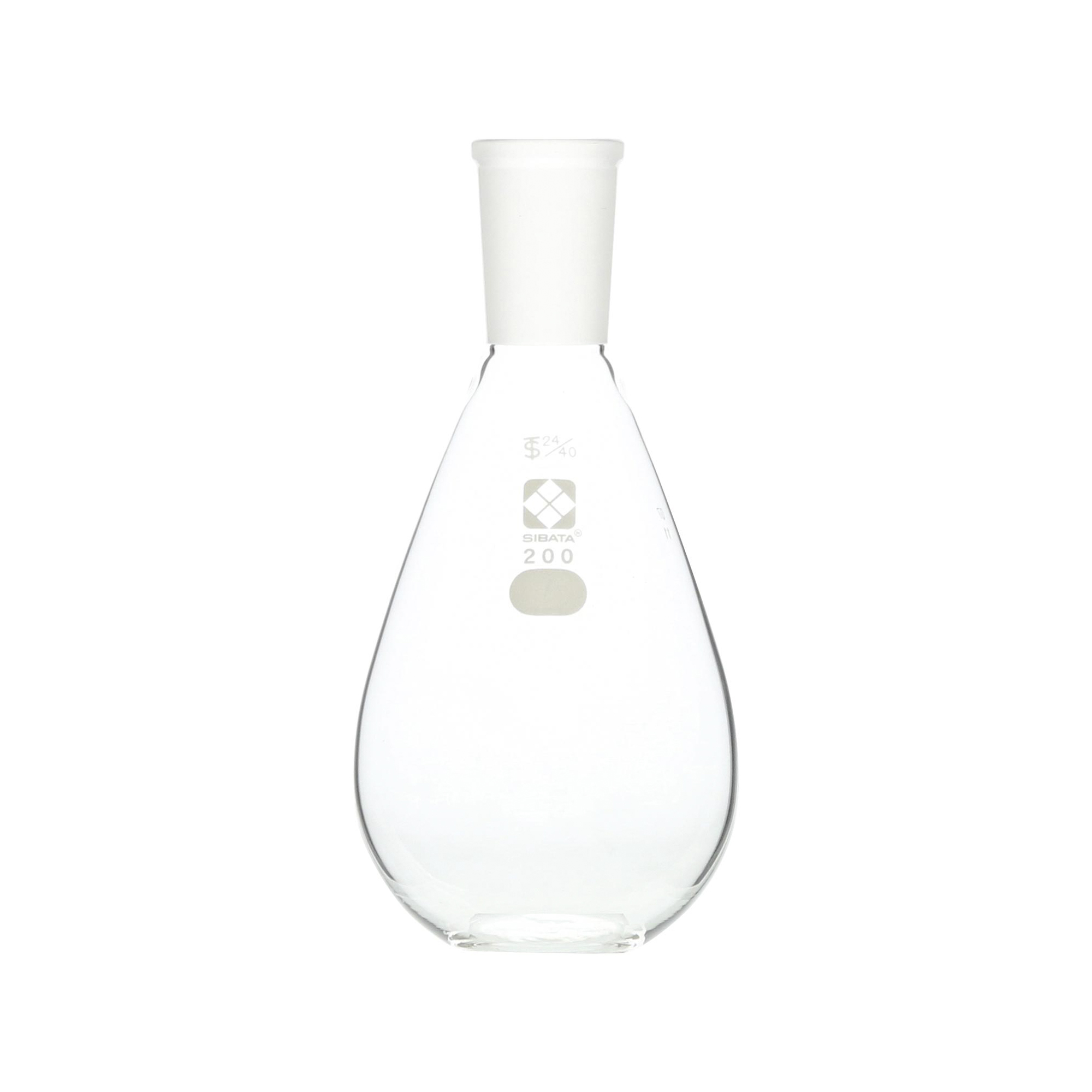 共通摺合平底なす形フラスコ 24/40 200mL