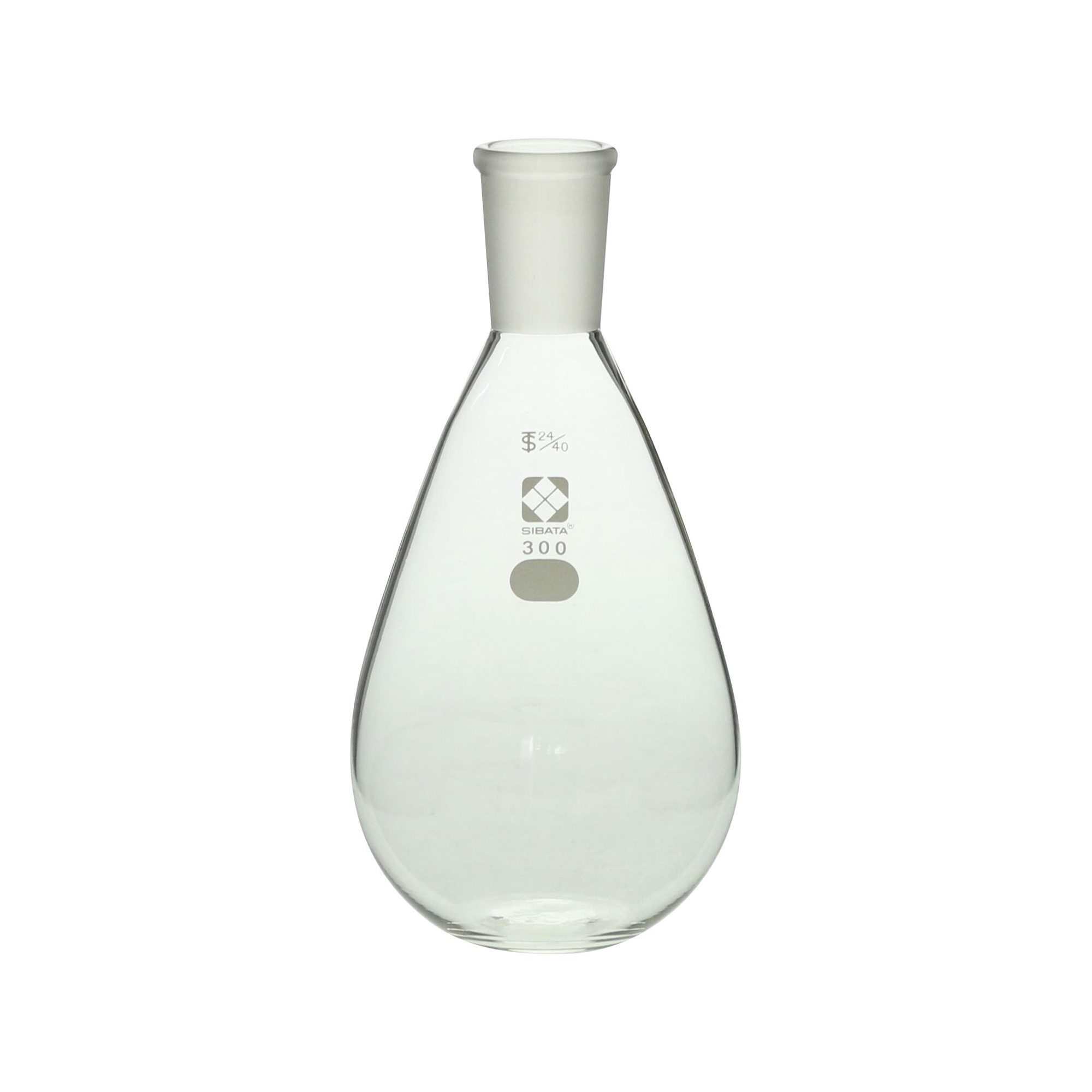 共通摺合平底なす形フラスコ 24/40 300mL