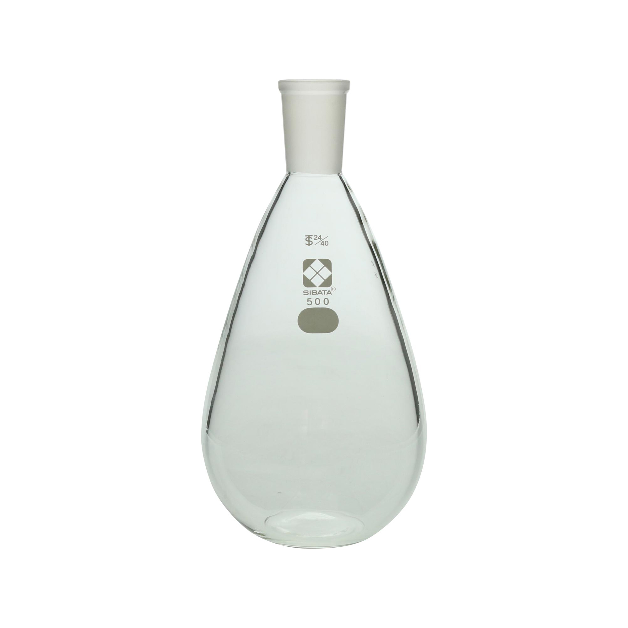 共通摺合平底なす形フラスコ 24/40 500mL
