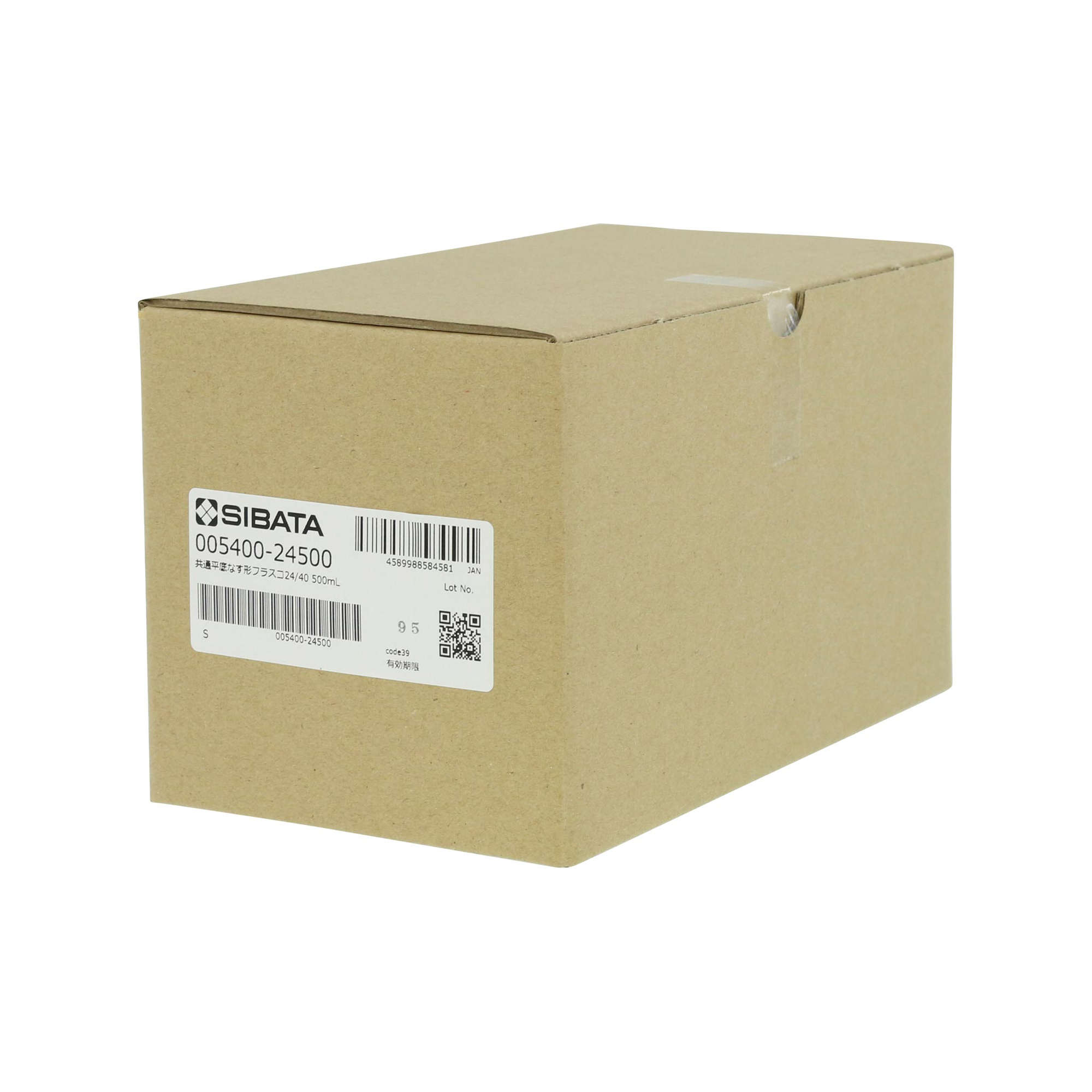 共通摺合平底なす形フラスコ 24/40 500mL