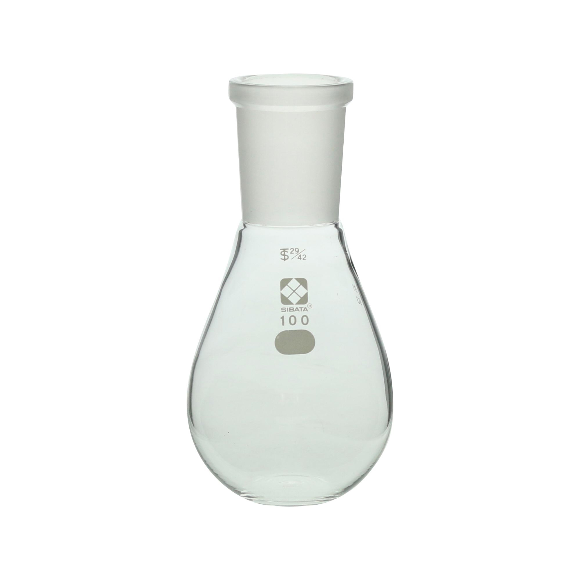 共通摺合平底なす形フラスコ 29/42 100mL