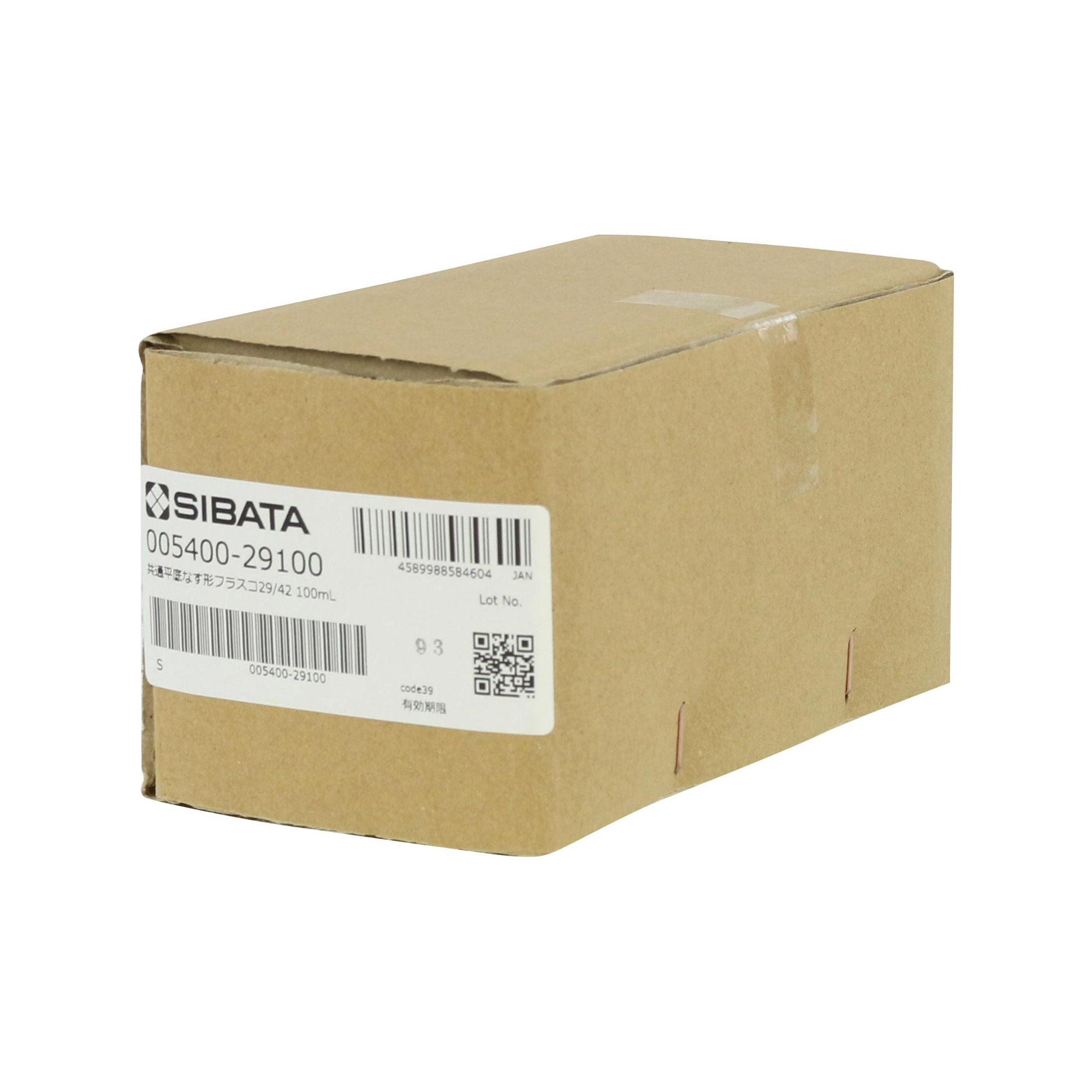 共通摺合平底なす形フラスコ 29/42 100mL