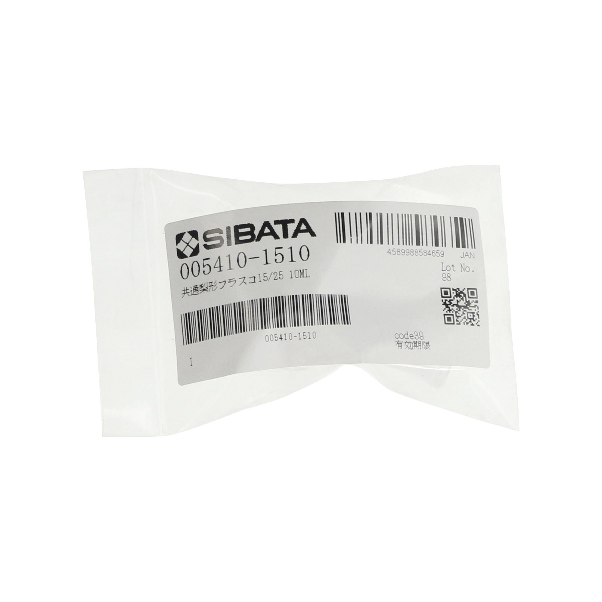 共通摺合梨形フラスコ 15/25 10mL