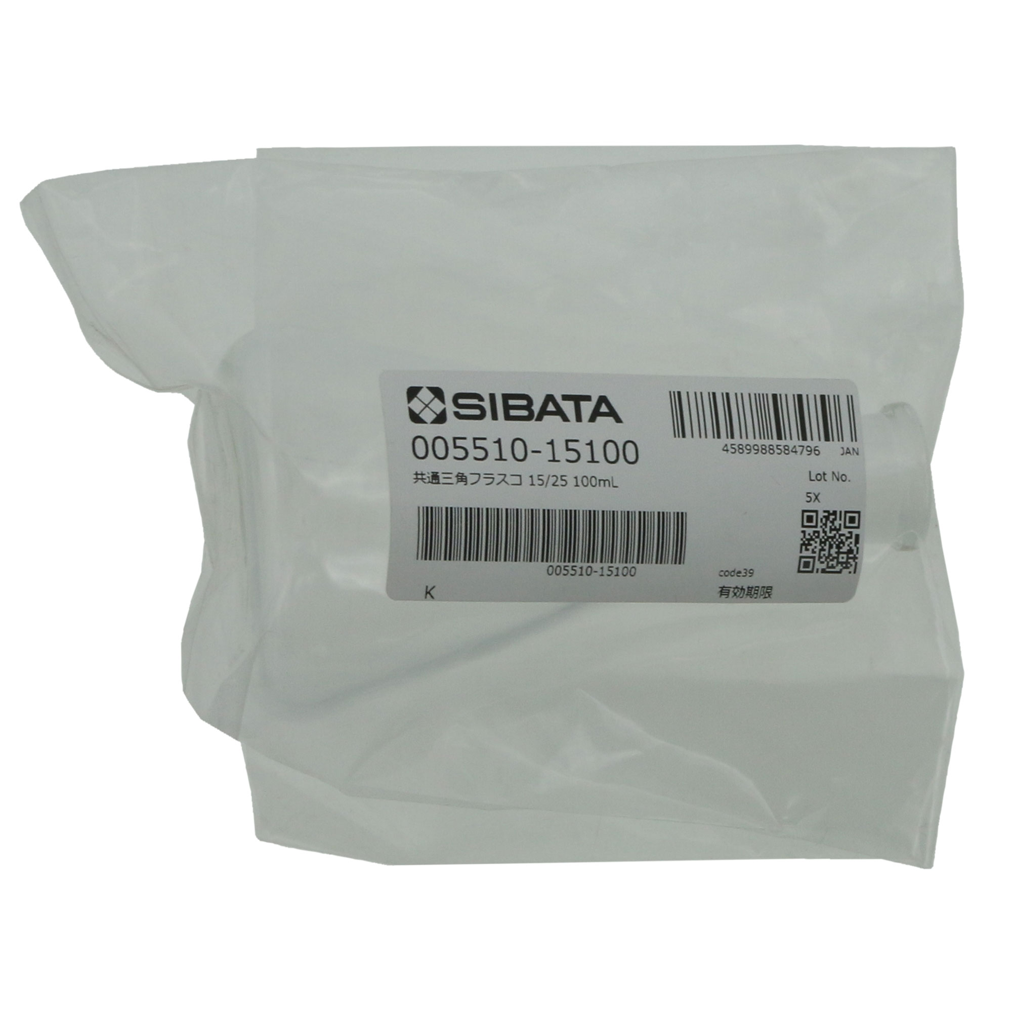 共通摺合三角フラスコ 15/25 100mL