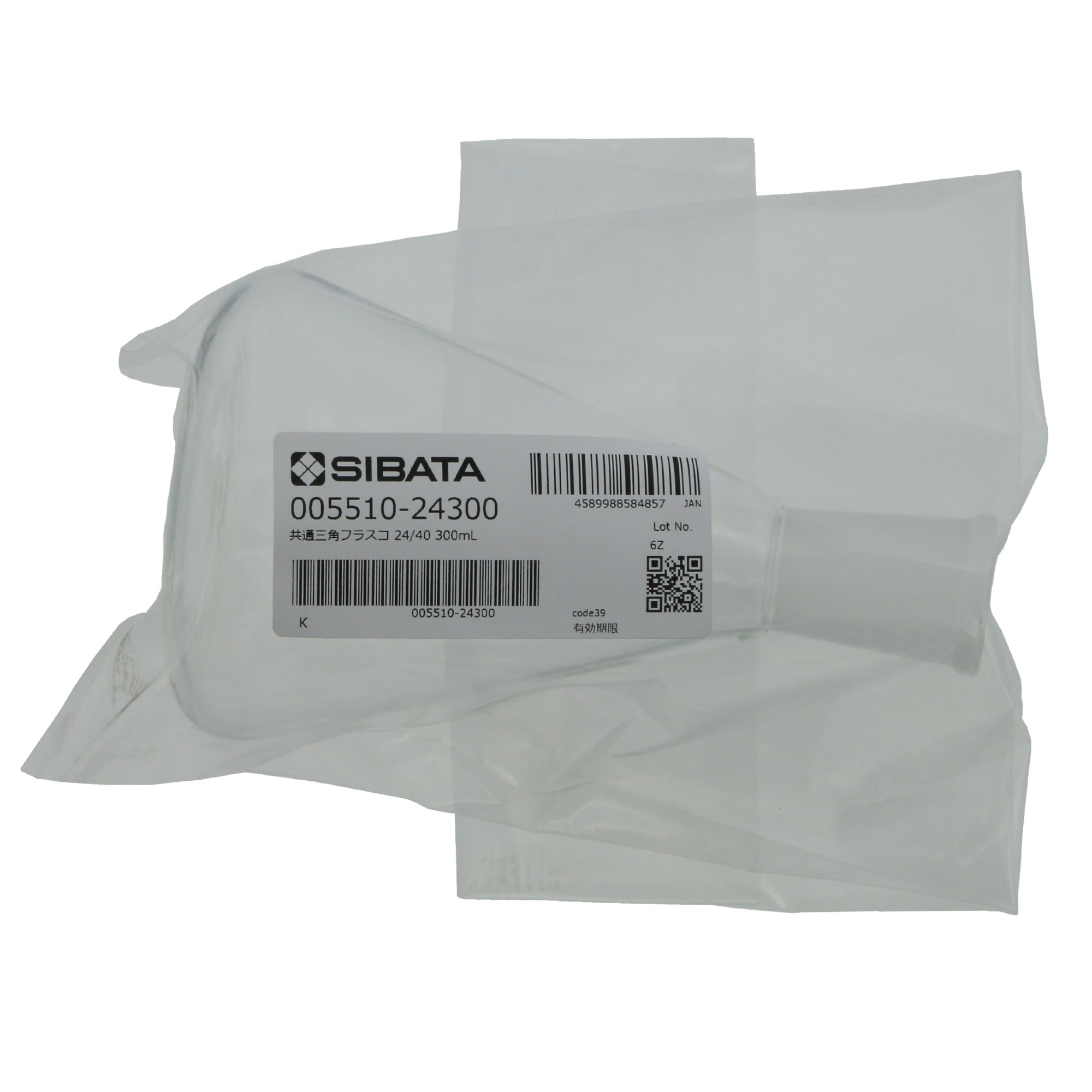 共通摺合三角フラスコ 24/40 300mL