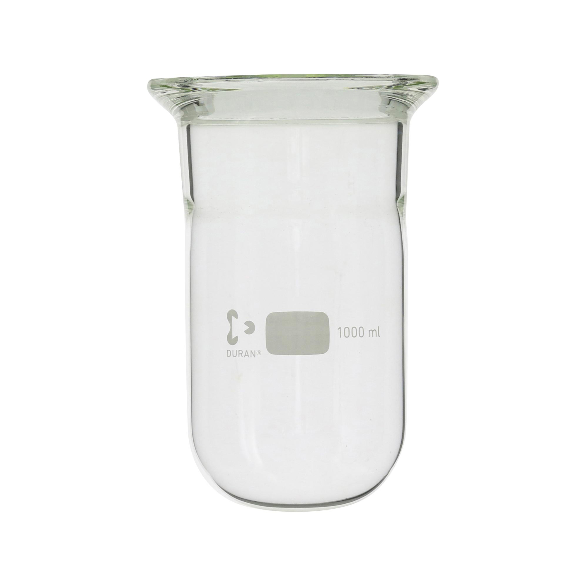 セパラブルフラスコ 円筒形 バンド式 DURANタイプ 100mm 1000mL