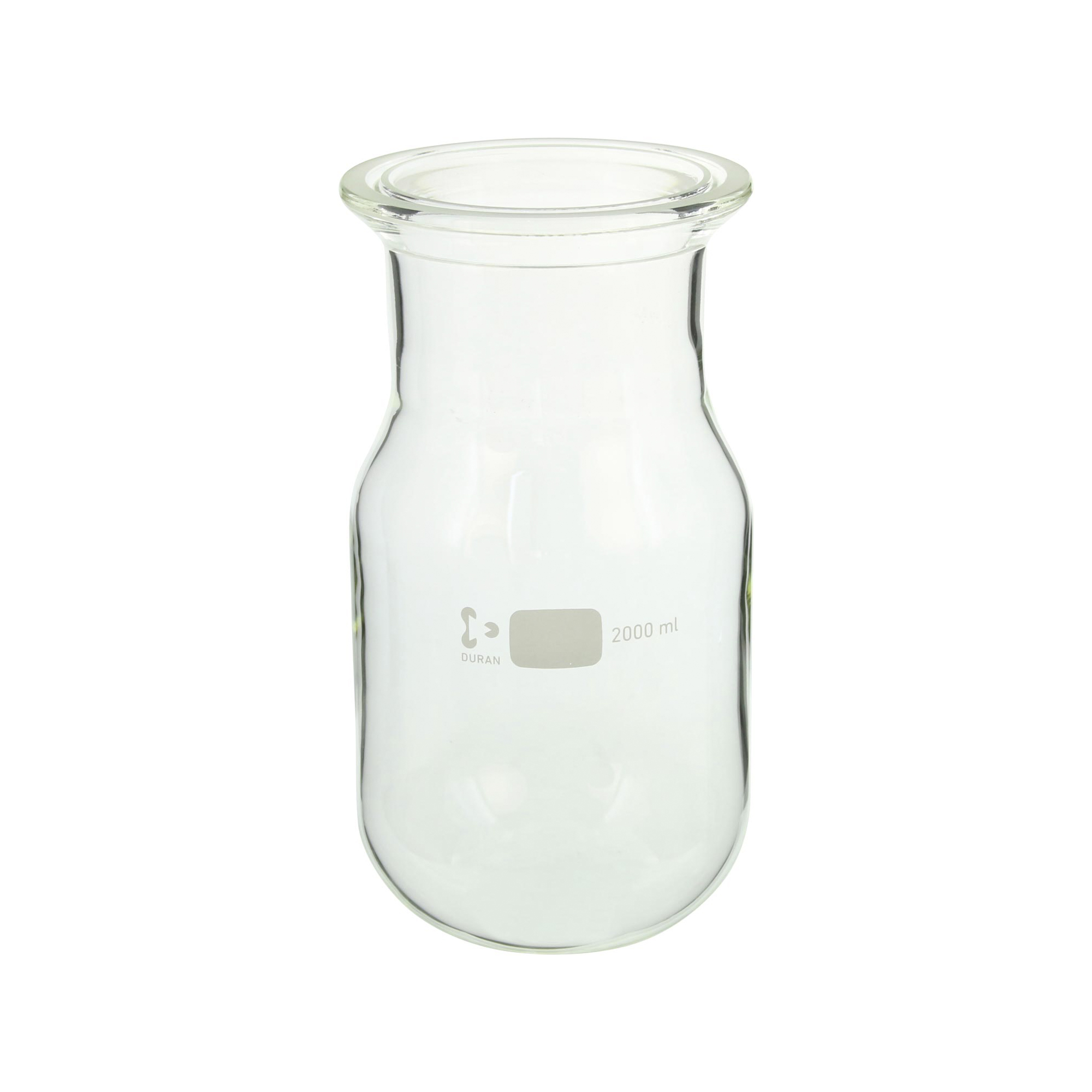 セパラブルフラスコ 円筒形 バンド式 DURANタイプ 100mm 2000mL