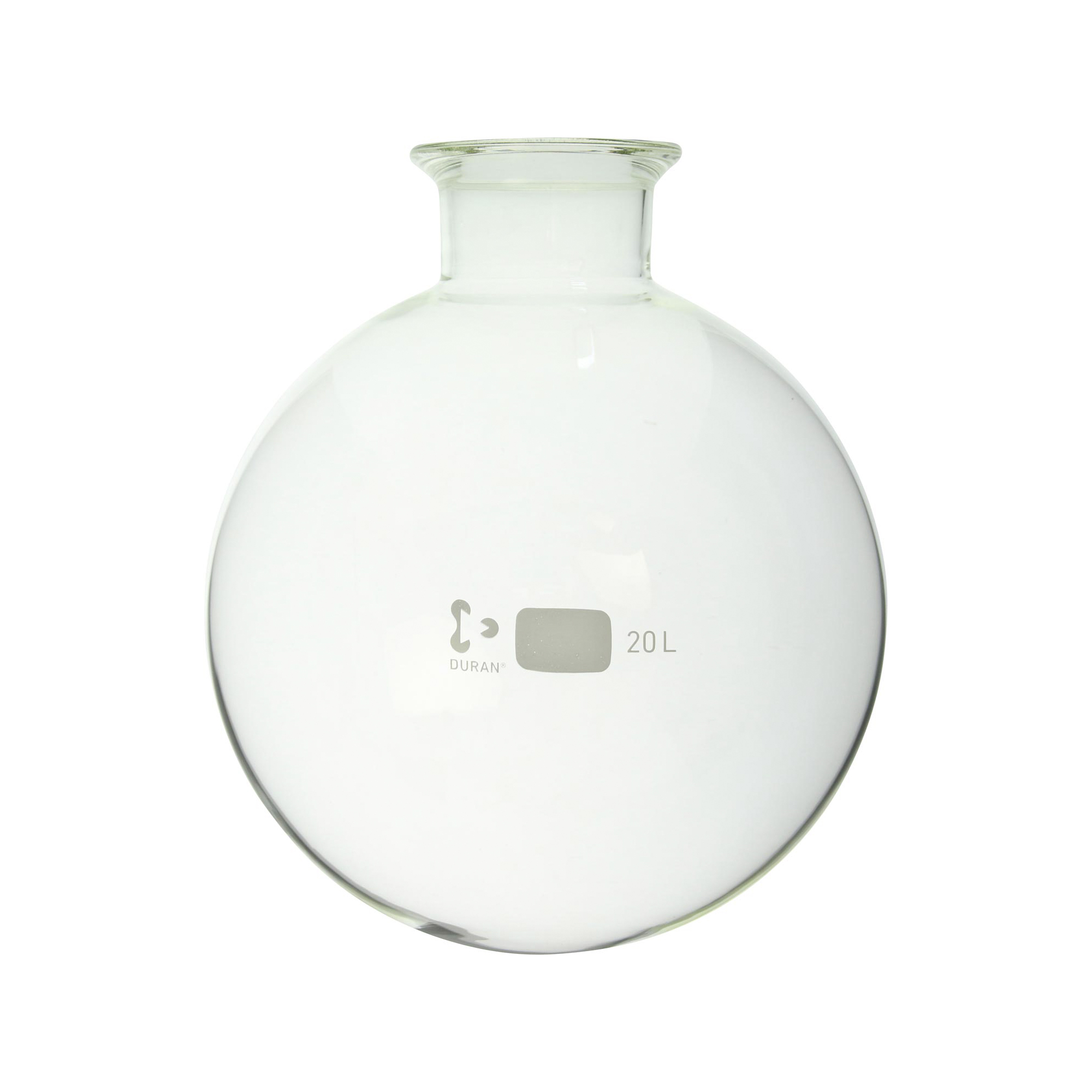 セパラブルフラスコ 丸形 バンド式 DURANタイプ 100mm 20000mL