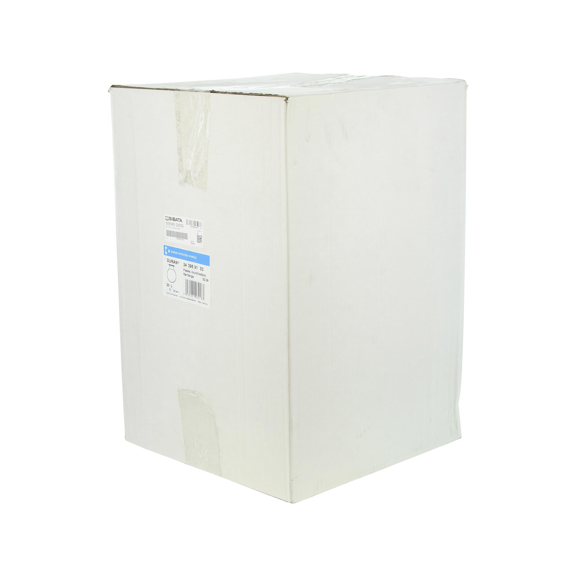 セパラブルフラスコ 丸形 バンド式 DURANタイプ 100mm 20000mL