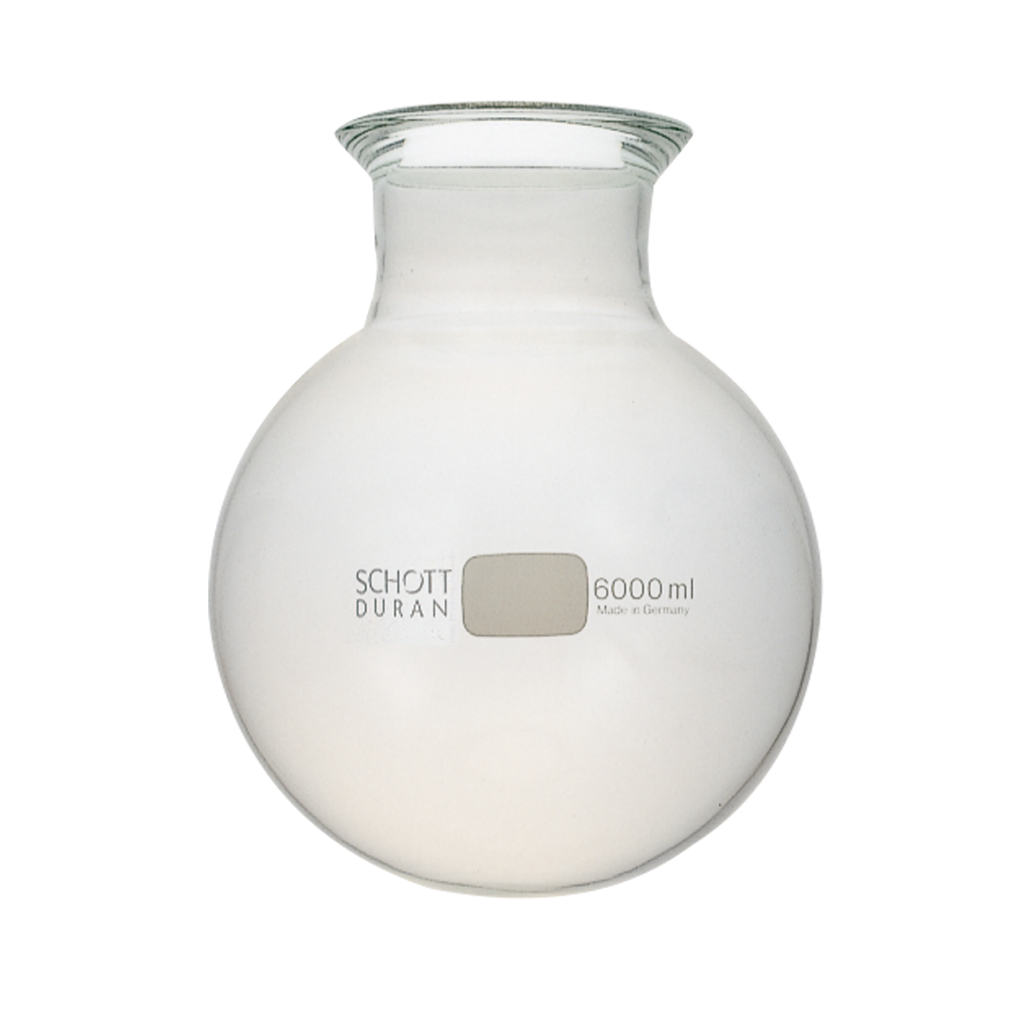 セパラブルフラスコ 丸形 バンド式 DURANタイプ 100mm 6000mL