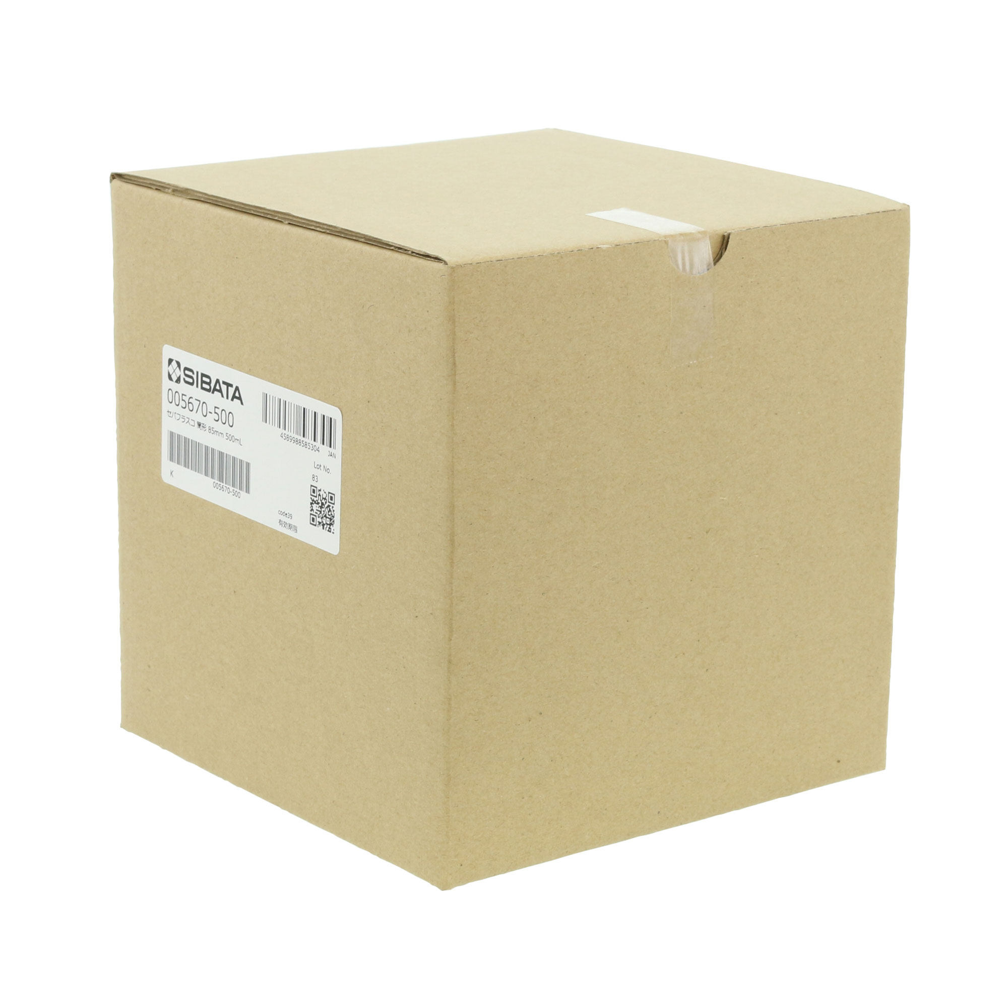 セパラブルフラスコ 円筒形 85mm 500mL