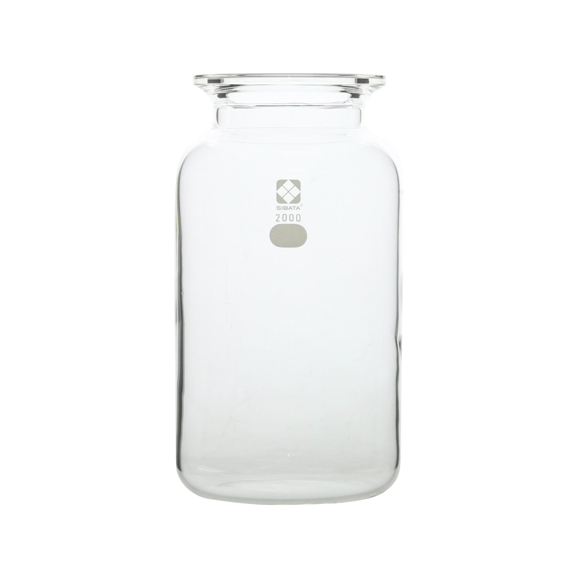 セパラブルフラスコ 円筒形 バンド式 85mm 2000mL