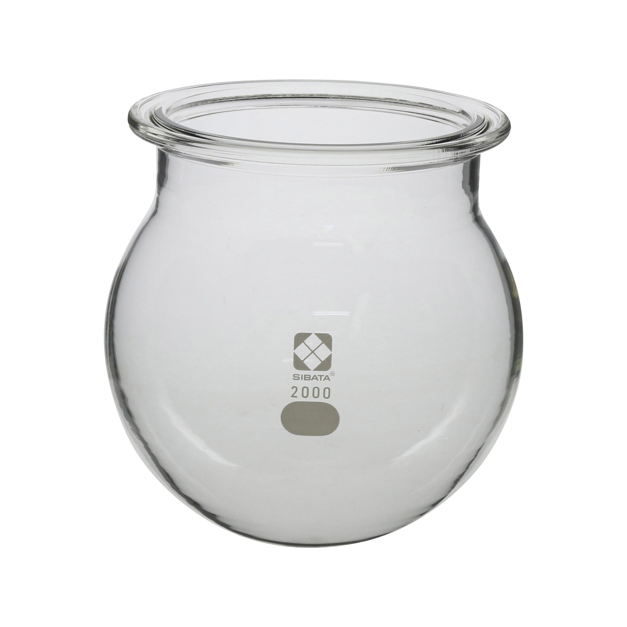 セパラブルフラスコ 丸形 バンド式 120mm 2000mL