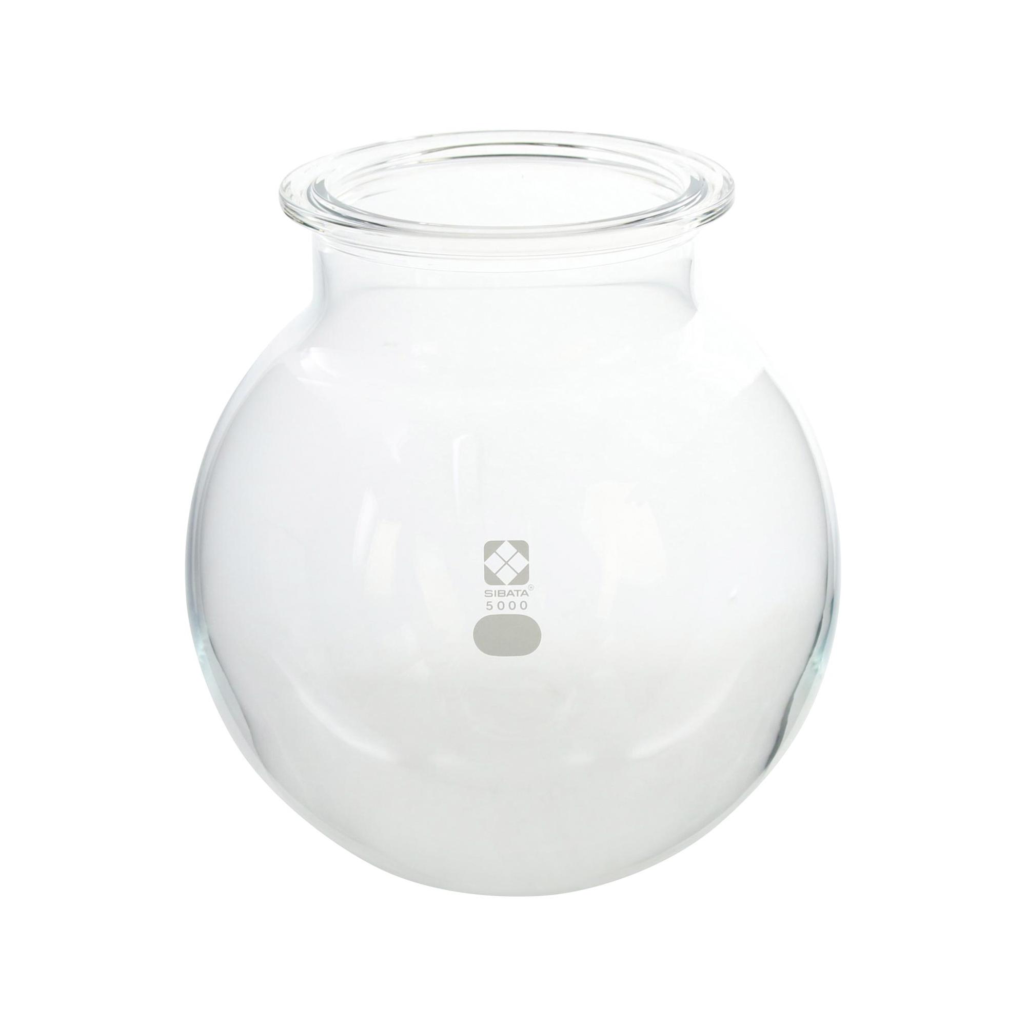 セパラブルフラスコ 丸形 バンド式 120mm 5000mL