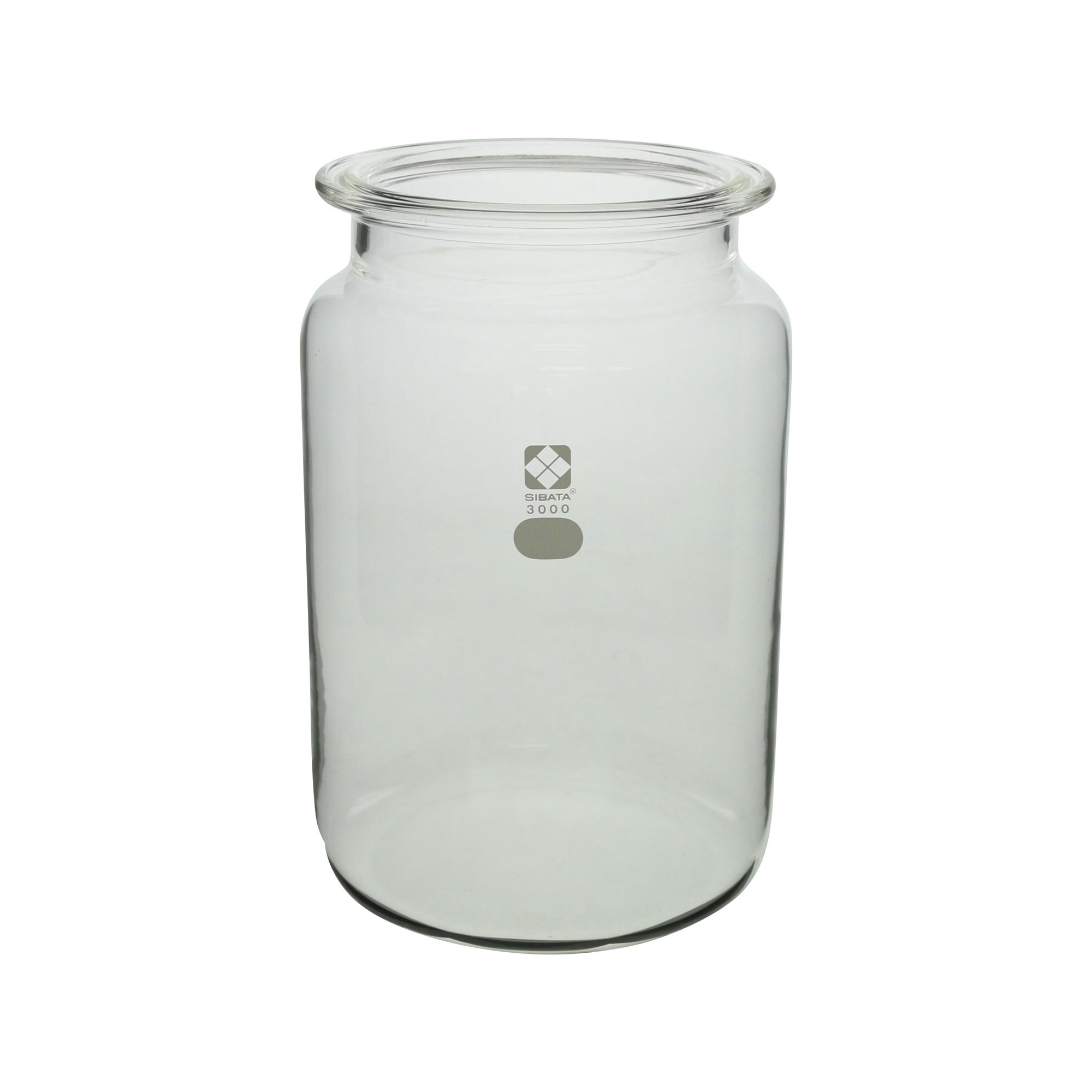 セパラブルフラスコ 円筒形 バンド式 120mm 3000mL