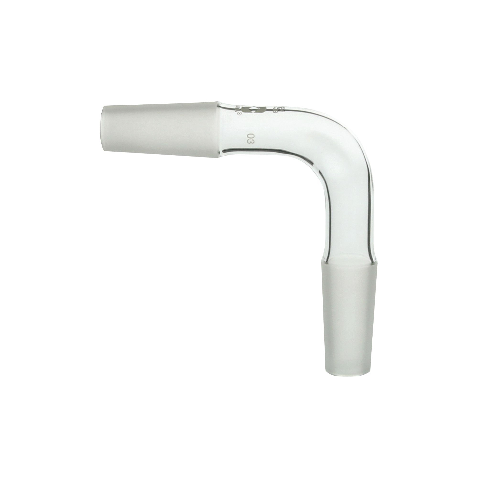 共通摺合連結管 曲管 両端オス形 90° 19/38-19/38