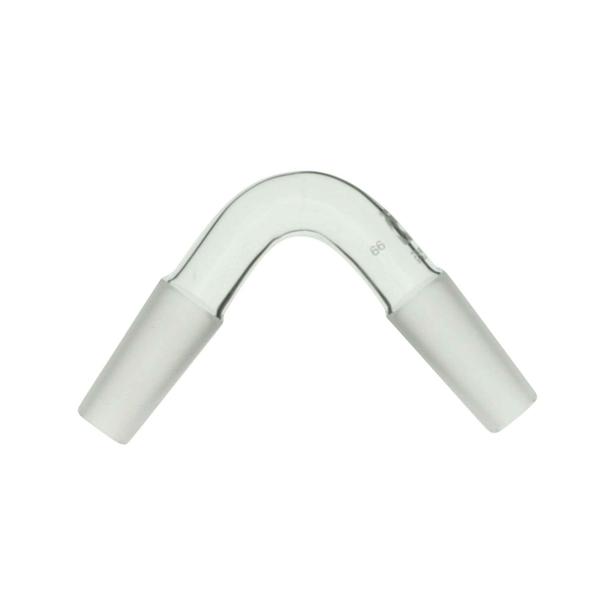 共通摺合連結管 曲管 両端オス形 75° 19/38-19/38