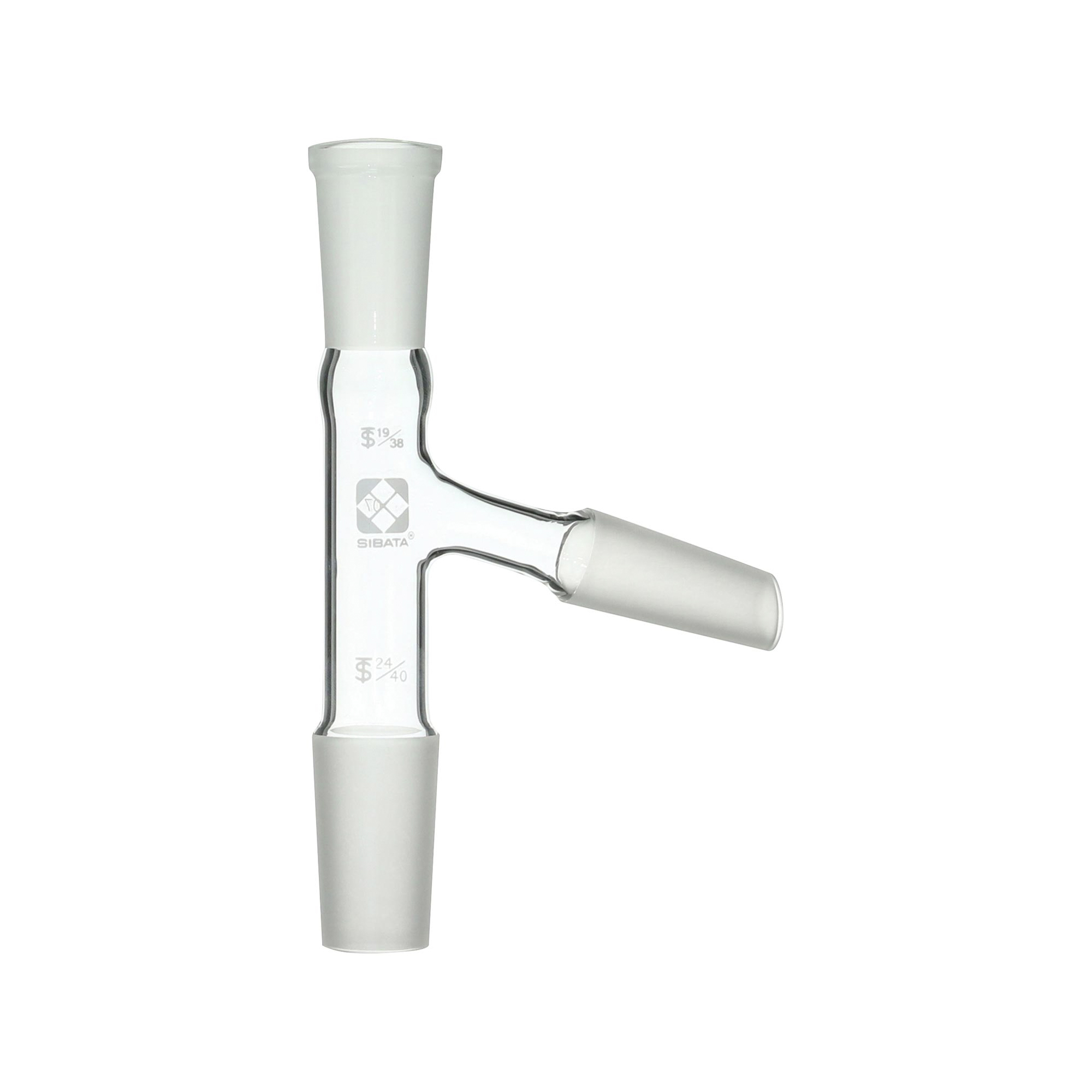 共通摺合連結管 枝管付 75° 19/38-24/40