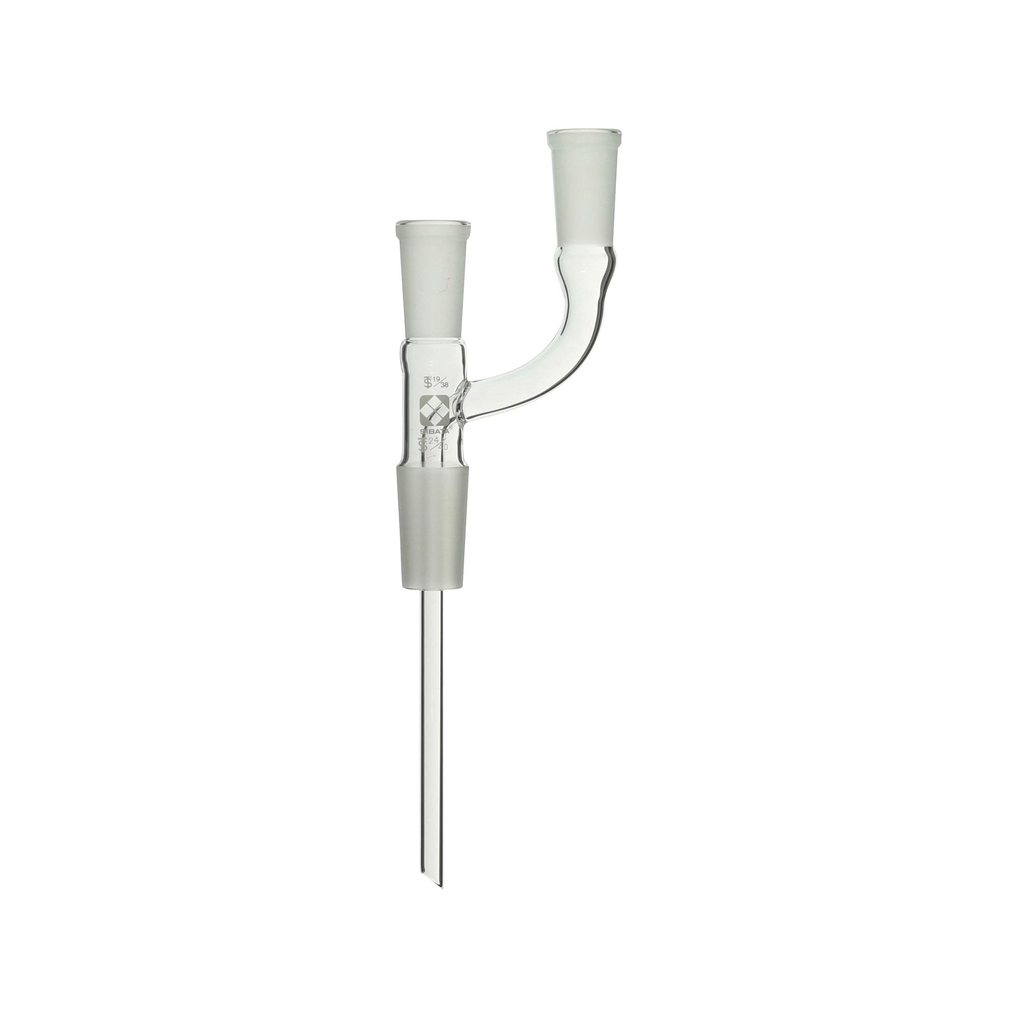 共通摺合連結管 二又 ガス導入管付 19/38-24/40