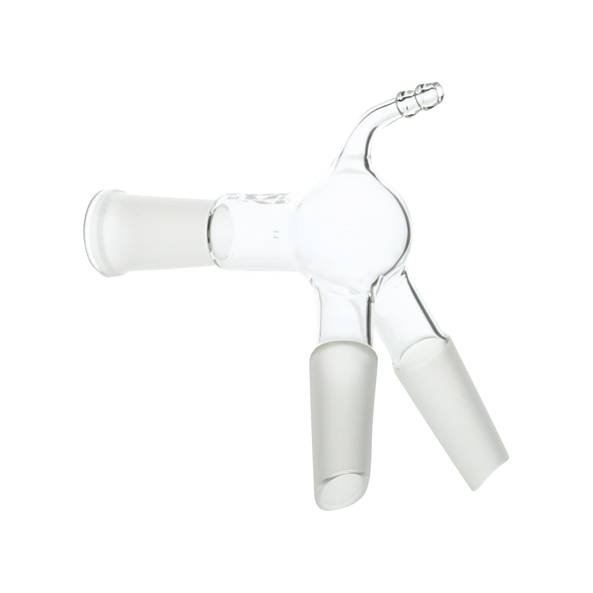 共通摺合減圧連結管 二又 曲管球付 19/38-19/38