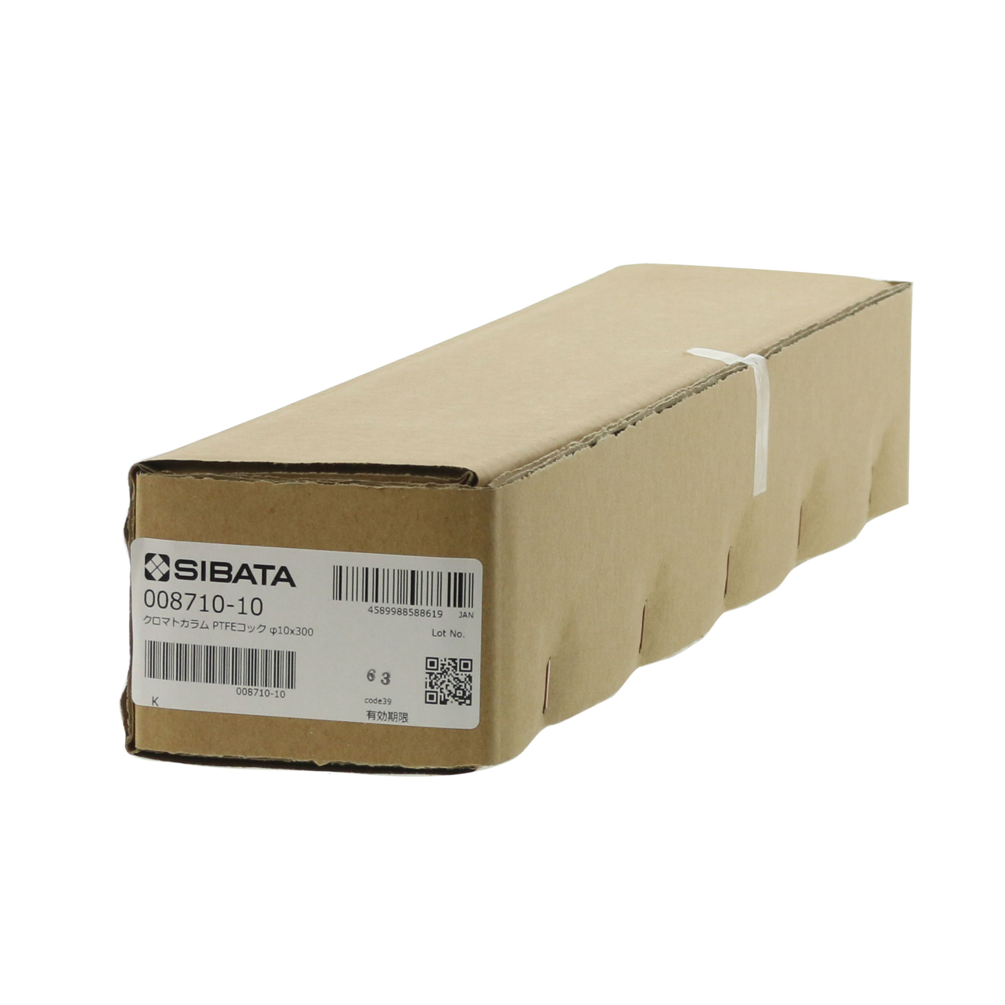 クロマトカラム PTFEコック付 φ10×300mm