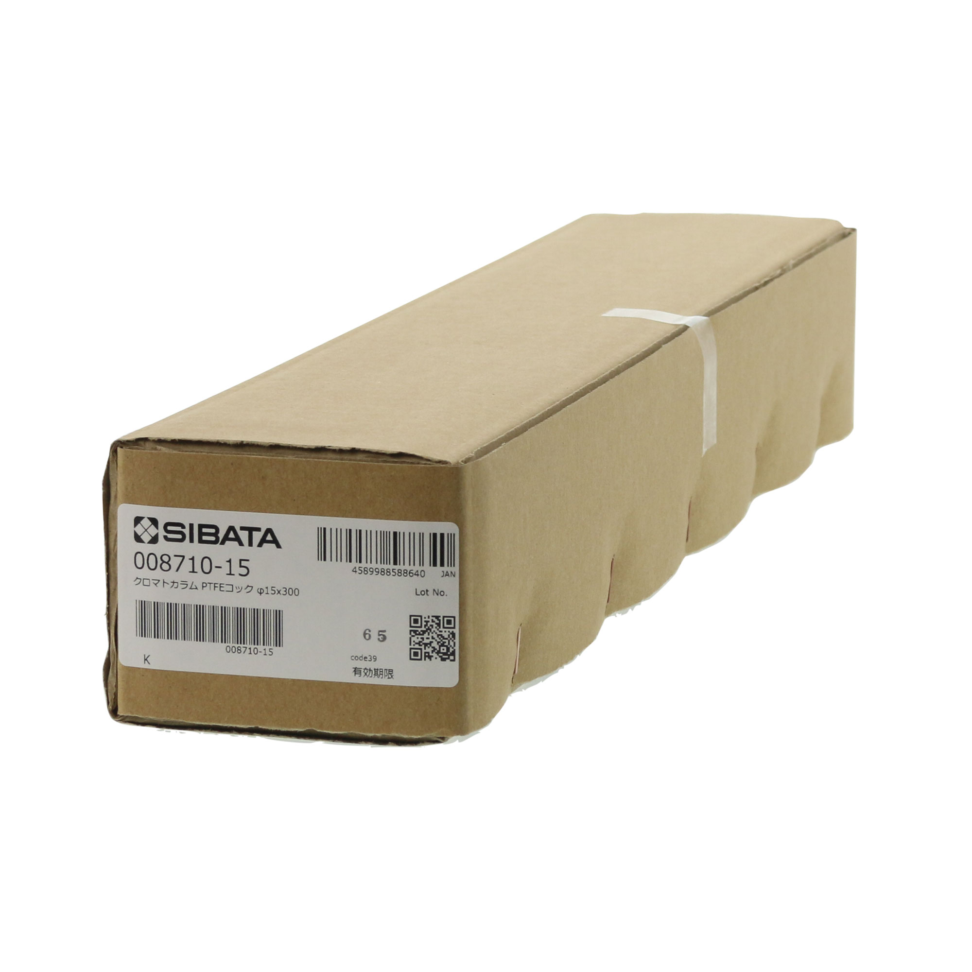 クロマトカラム PTFEコック付 φ15x300mm