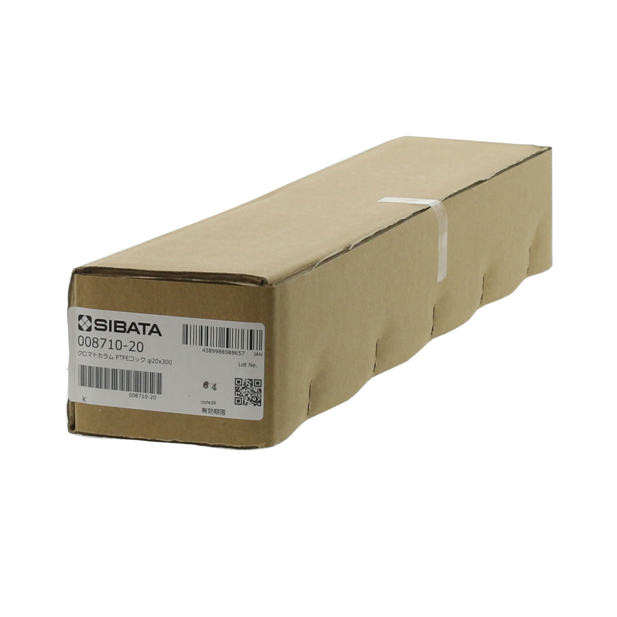 クロマトカラム PTFEコック付 φ20x300mm