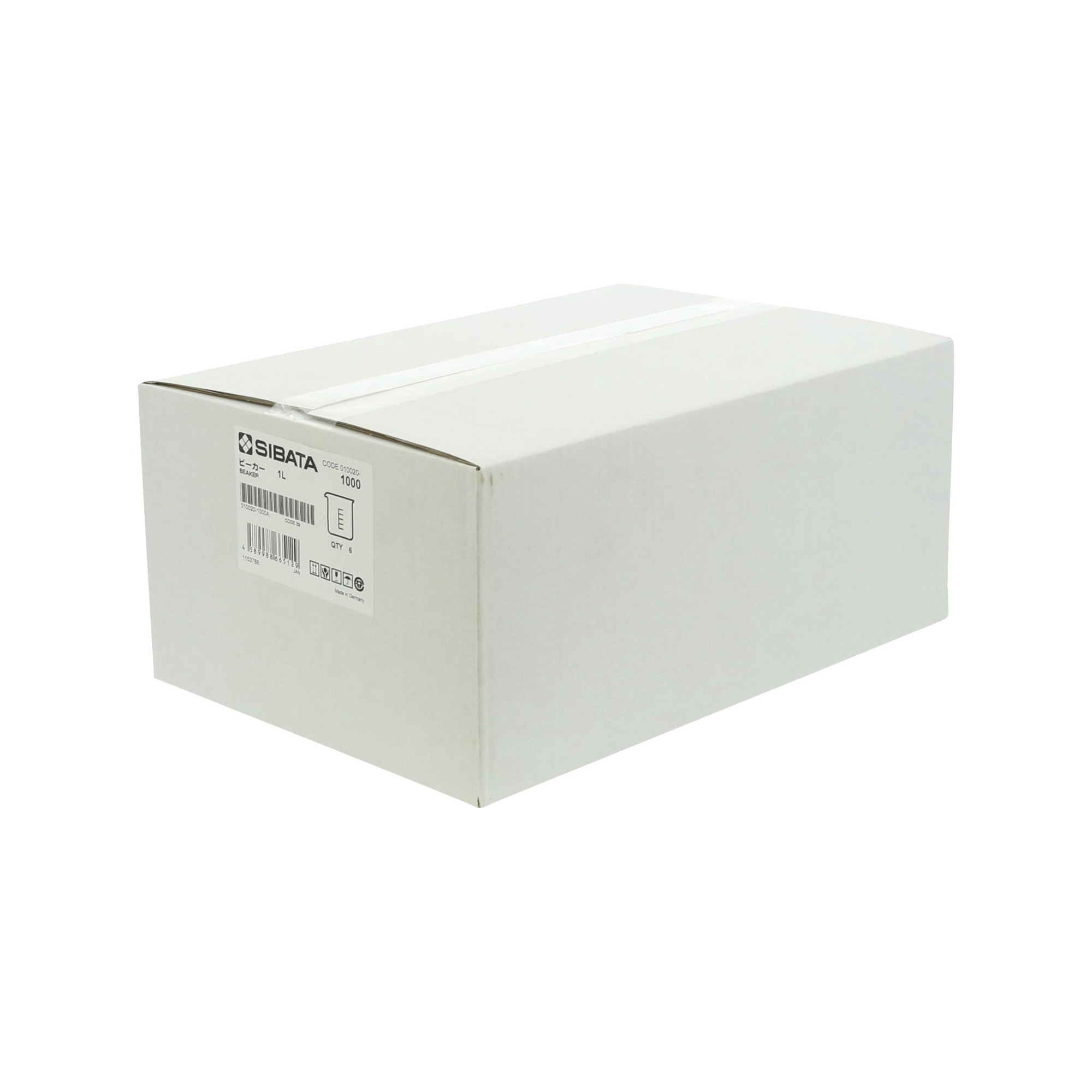 ビーカー 目安目盛付 1000mL 6入