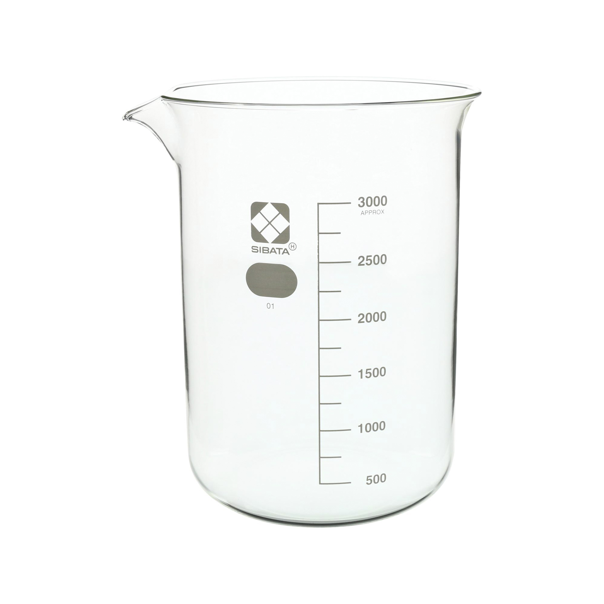 ビーカー 目安目盛付 3000mL