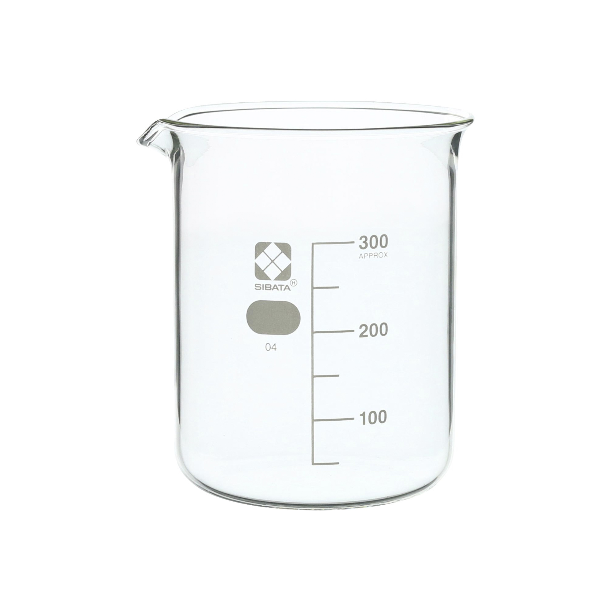 ビーカー 目安目盛付 300mL 10入