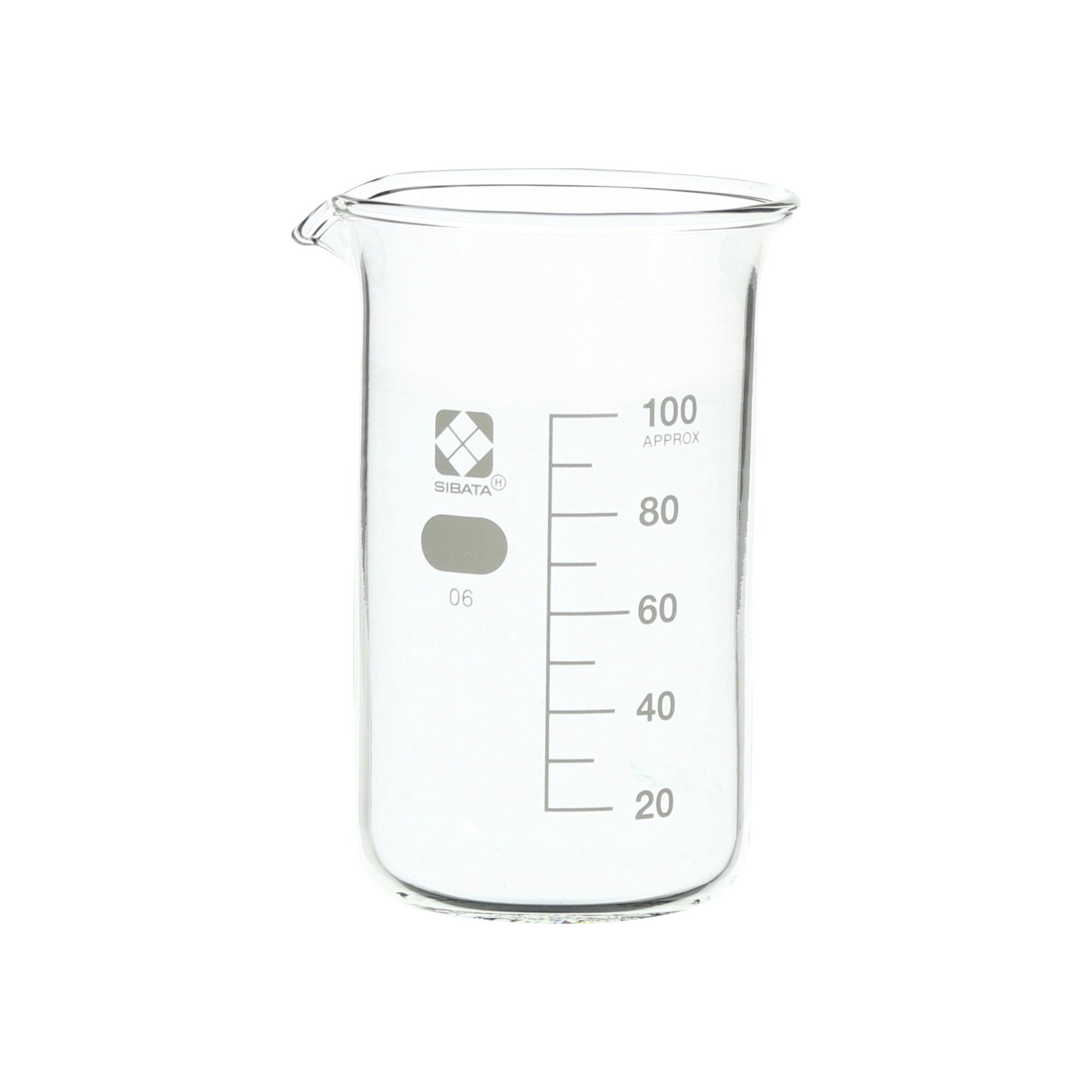 トールビーカー 目安目盛付 100mL 10入