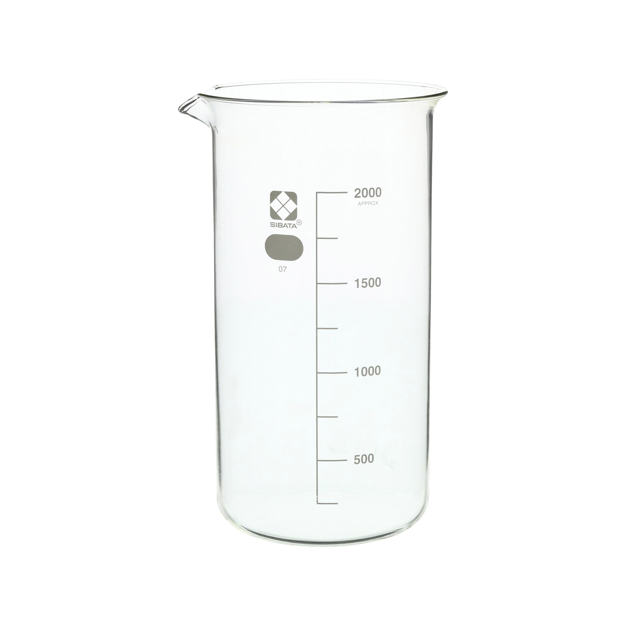 トールビーカー 目安目盛付 2000mL 6入