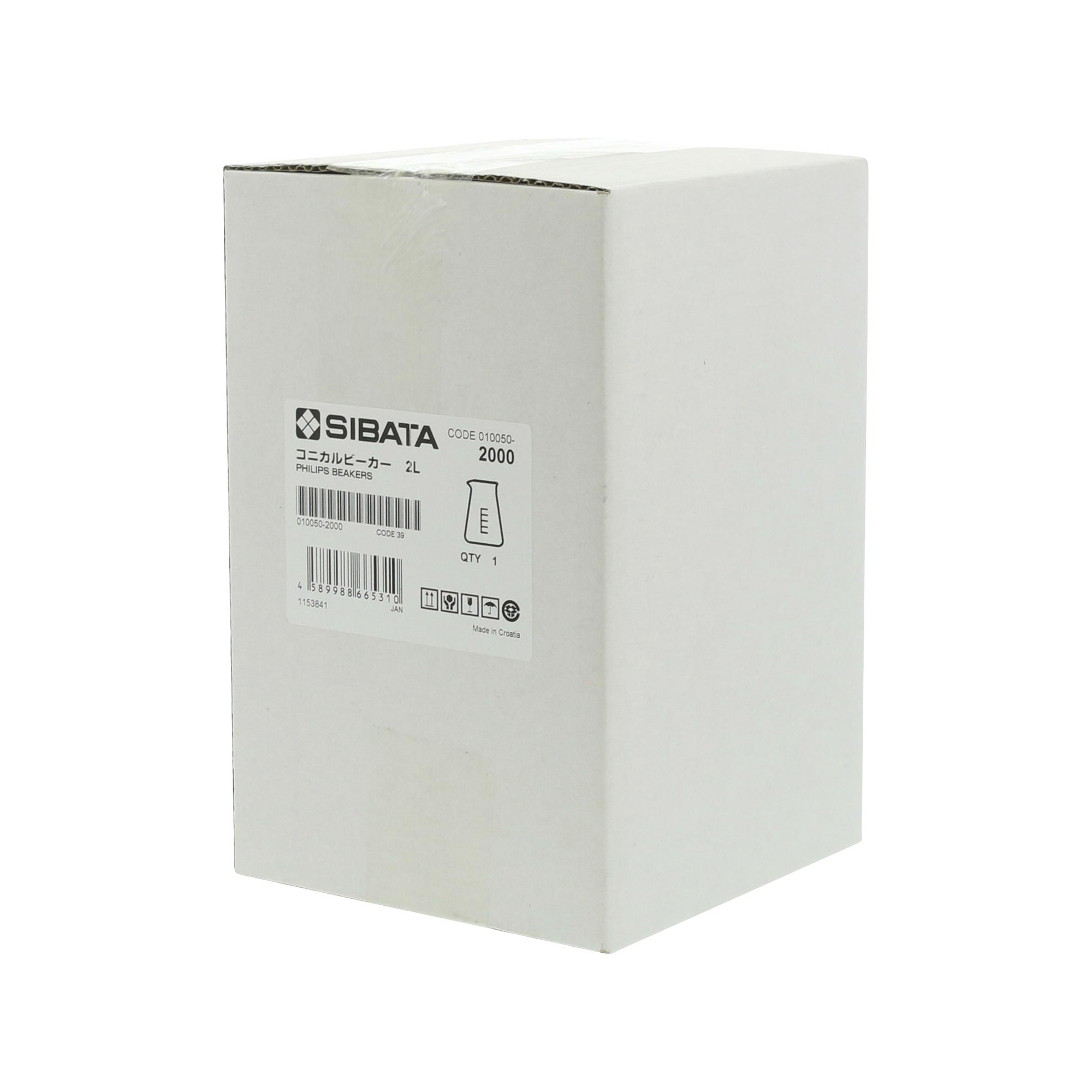 コニカルビーカー 目安目盛付 2000mL