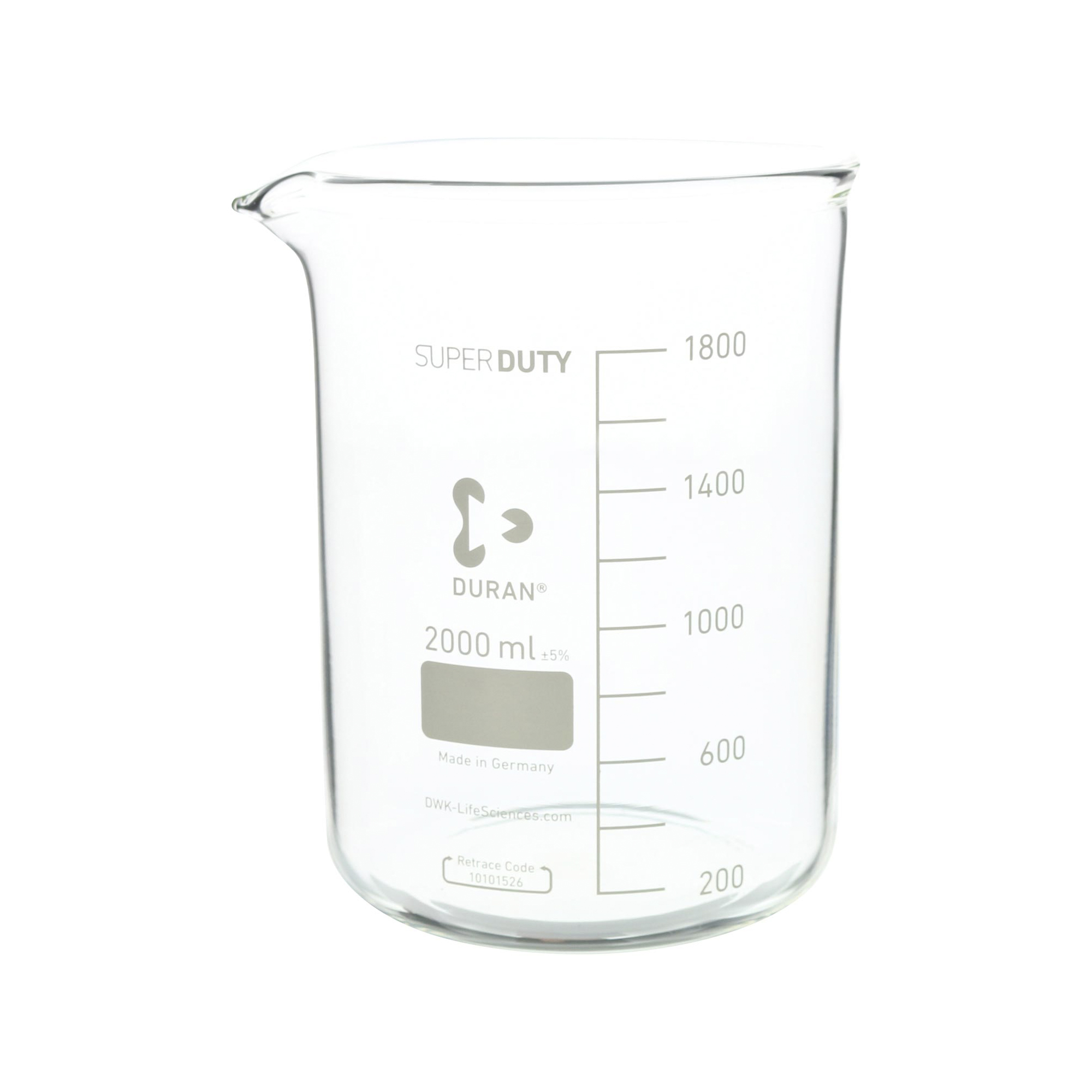 スーパー肉厚ビーカー 2000mL 10入