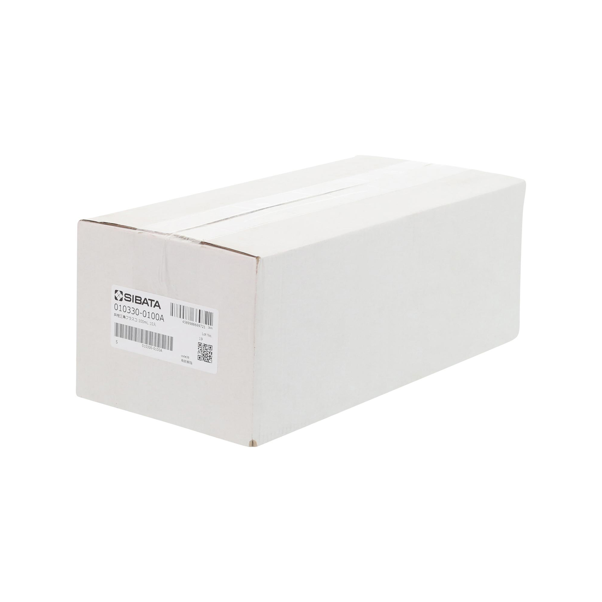 共栓三角フラスコ 100mL 10入