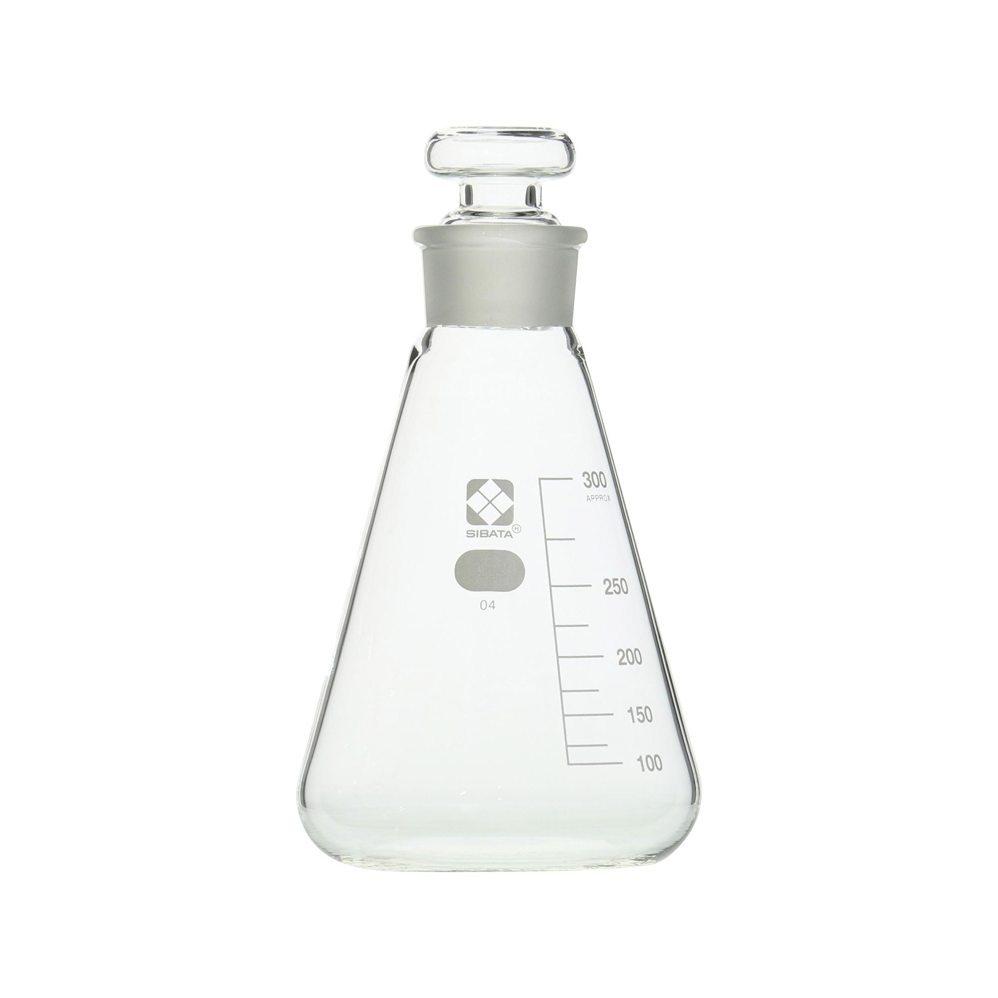 共栓三角フラスコ 300mL 10入